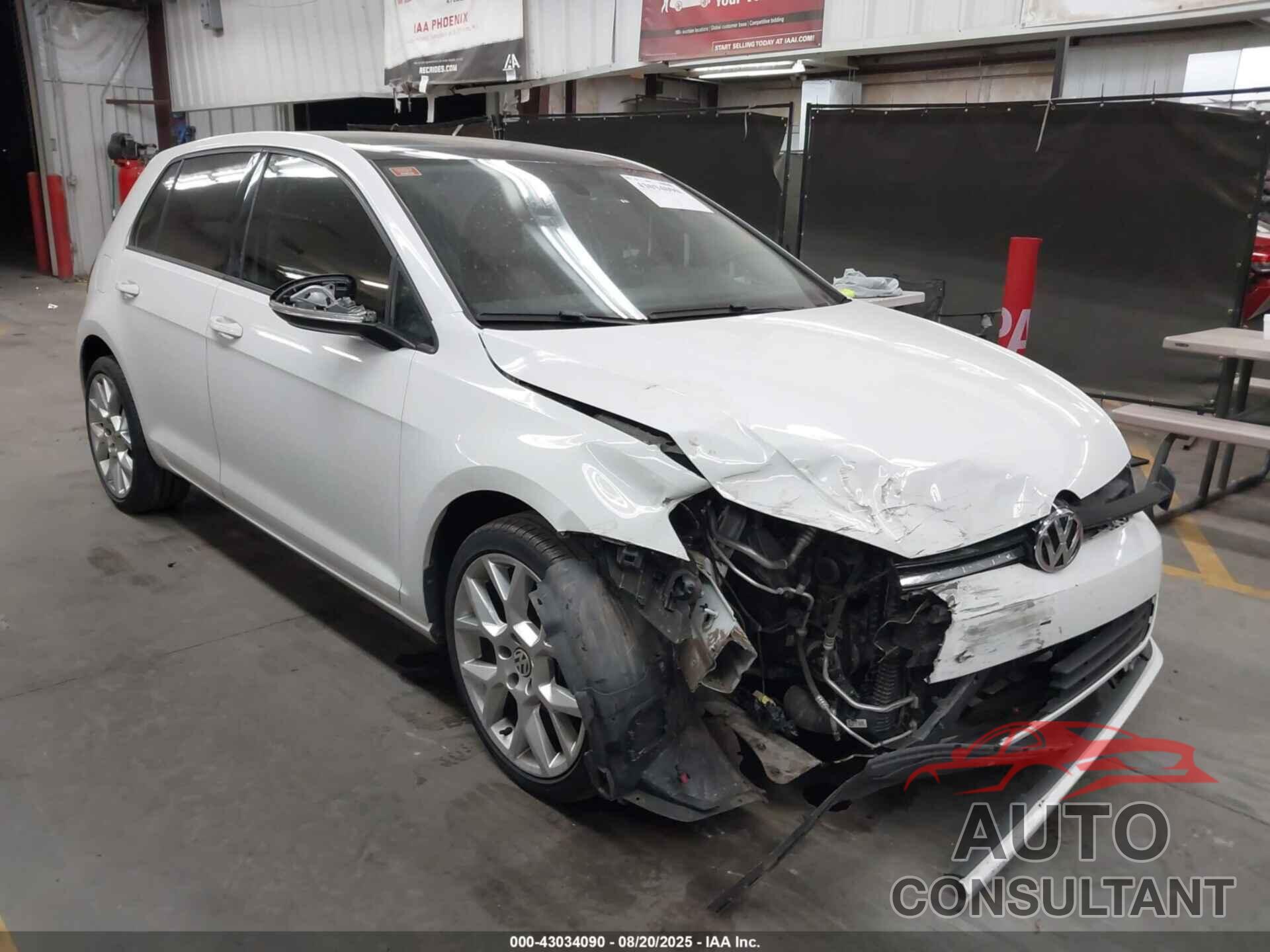VOLKSWAGEN GOLF 2017 - 3VW117AU9HM067679