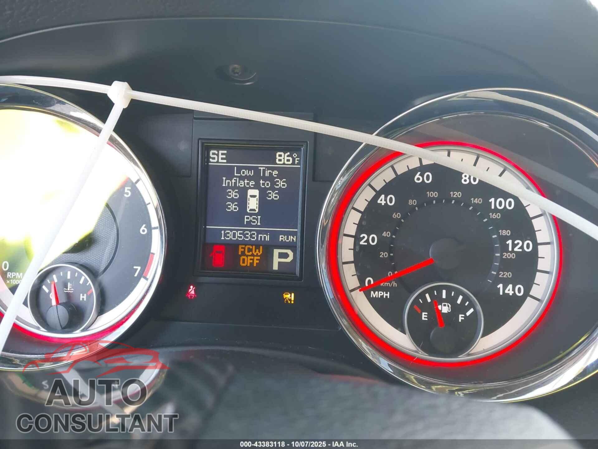 DODGE DURANGO 2013 - 1C4RDJEG7DC554258