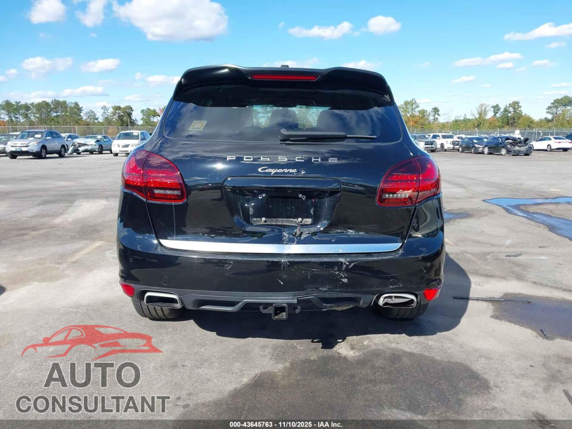 PORSCHE CAYENNE 2012 - WP1AB2A21CLA44729