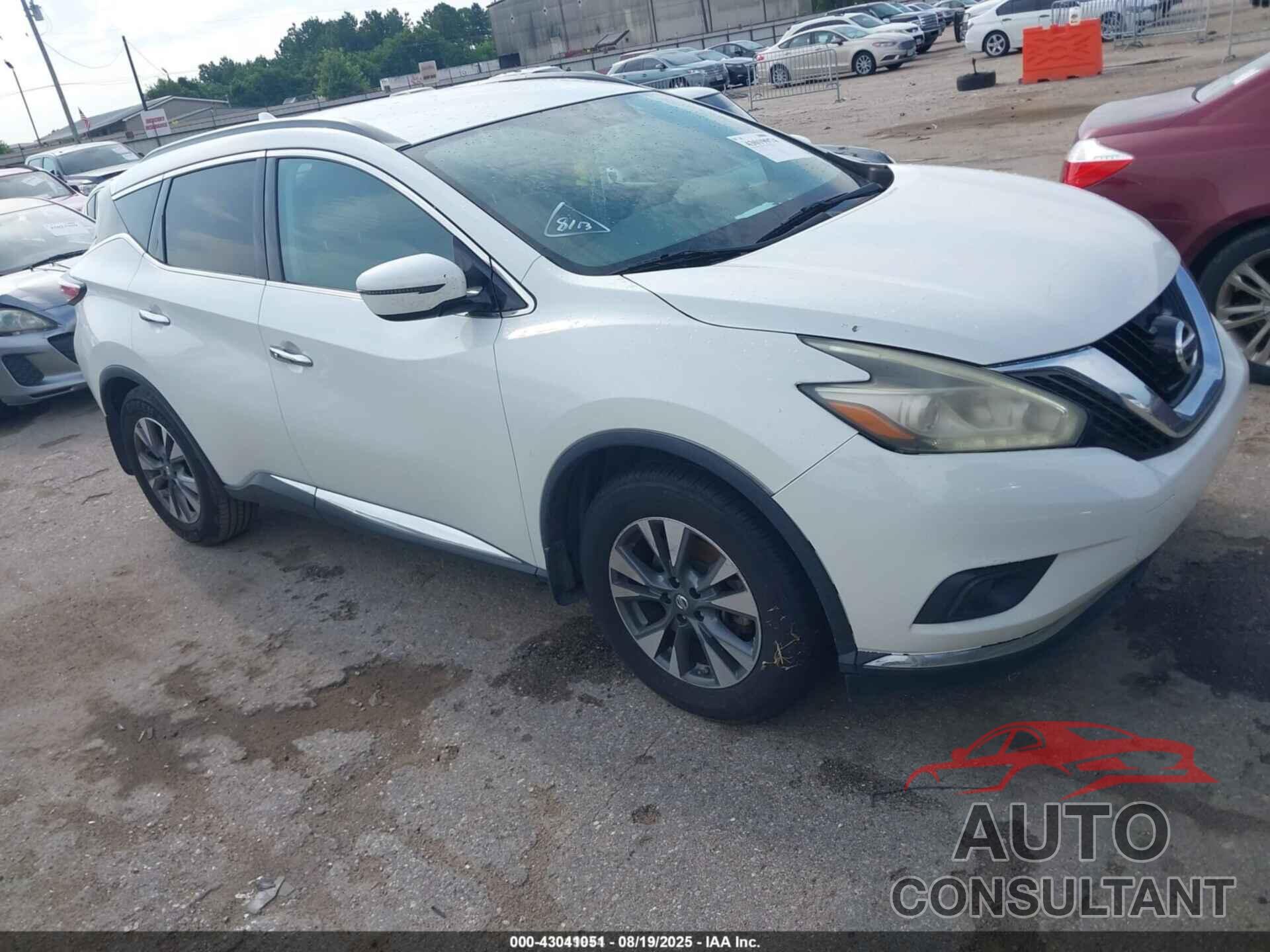 NISSAN MURANO 2016 - 5N1AZ2MGXGN168170