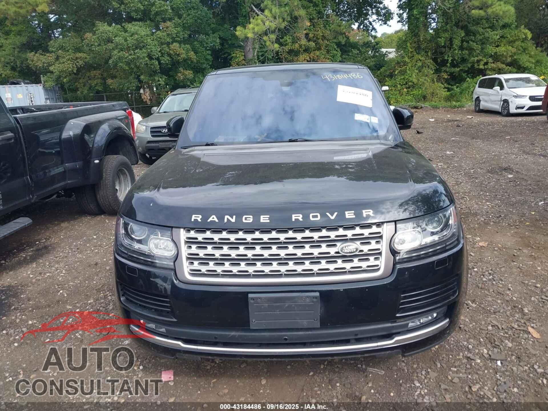 LAND ROVER RANGE ROVER 2016 - SALGS2PF2GA312526