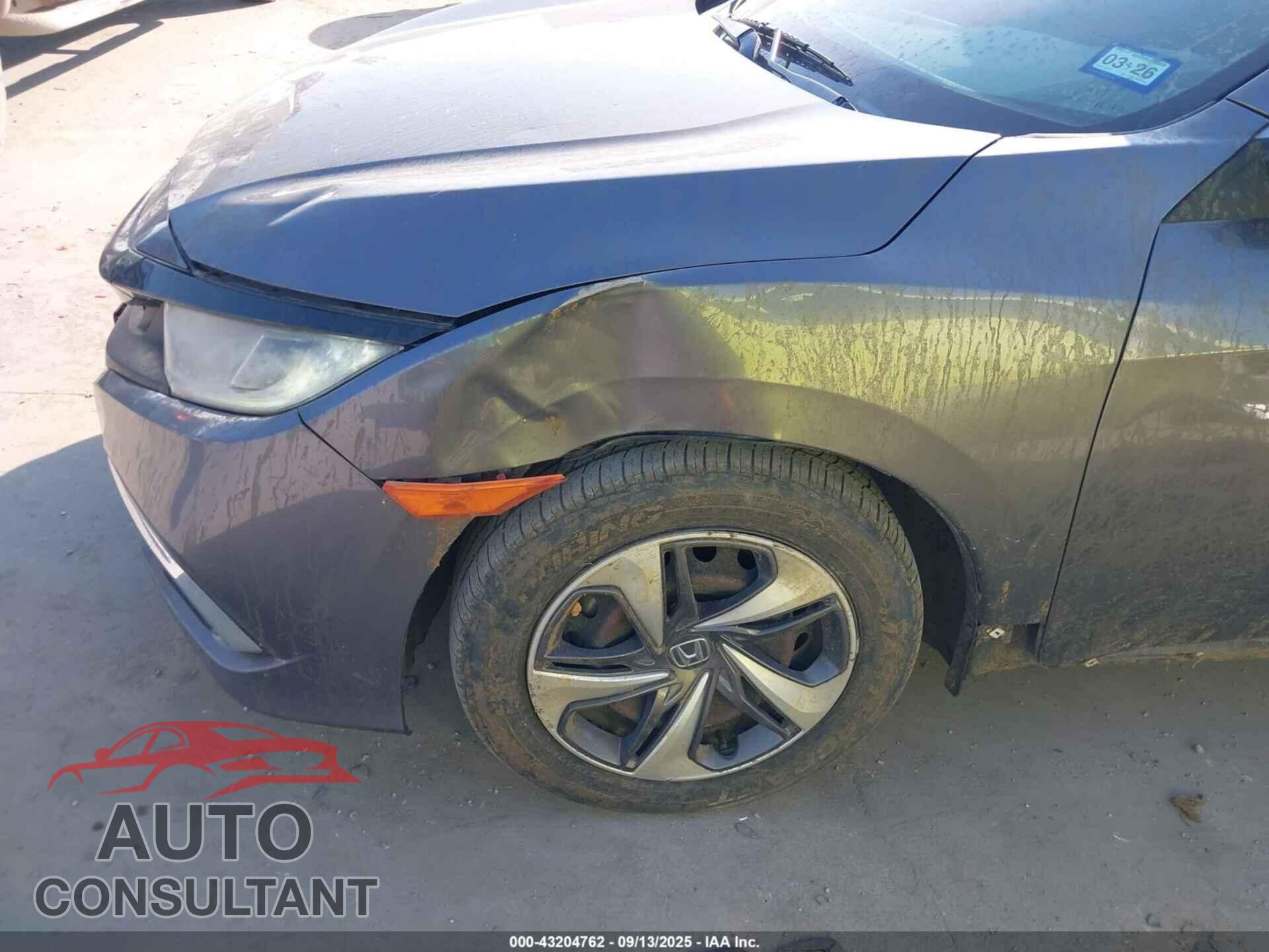 HONDA CIVIC 2019 - 2HGFC2F64KH543490