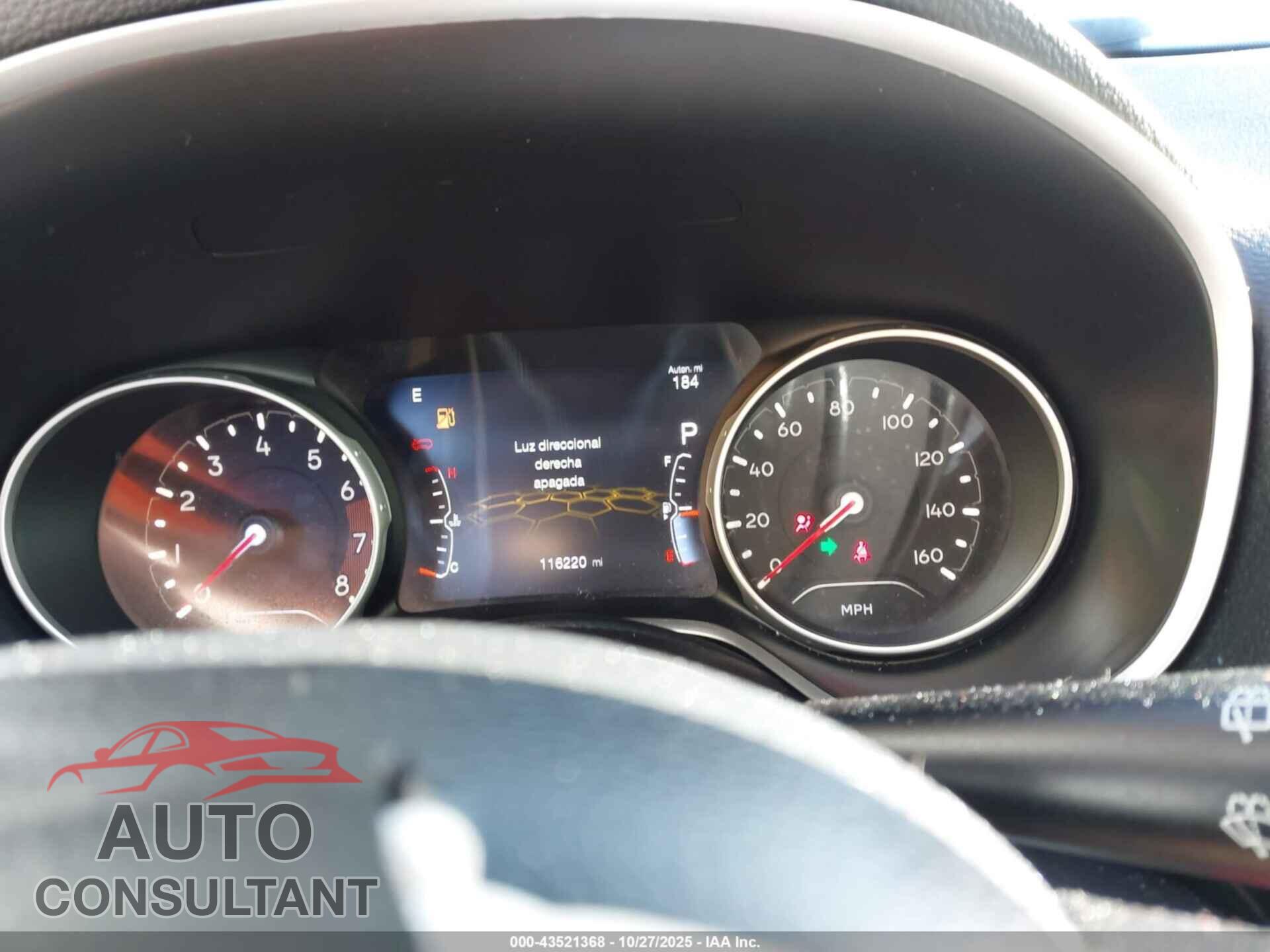 JEEP COMPASS 2019 - 3C4NJDCB2KT811389