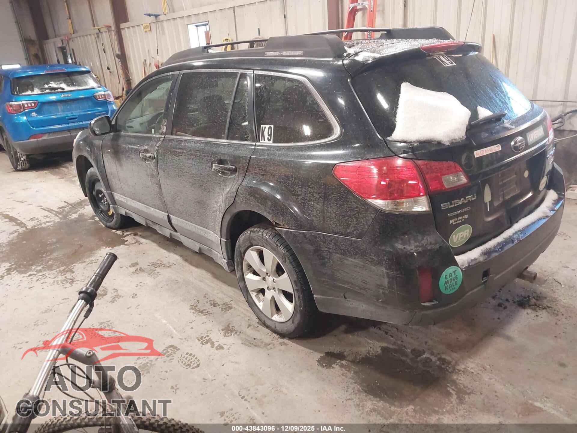 SUBARU OUTBACK 2011 - 4S4BRBGC9B1402666