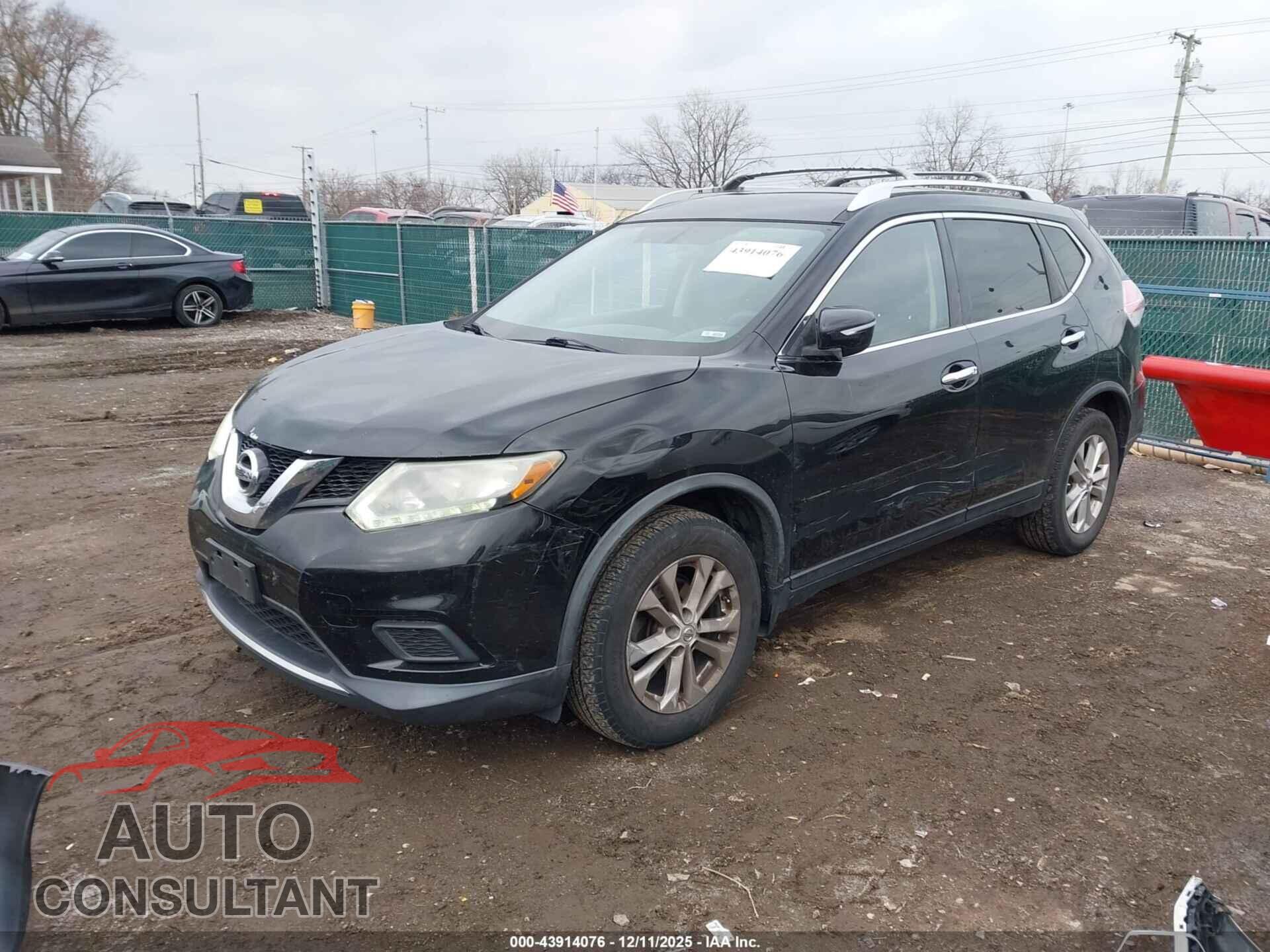NISSAN ROGUE 2015 - KNMAT2MV7FP531404