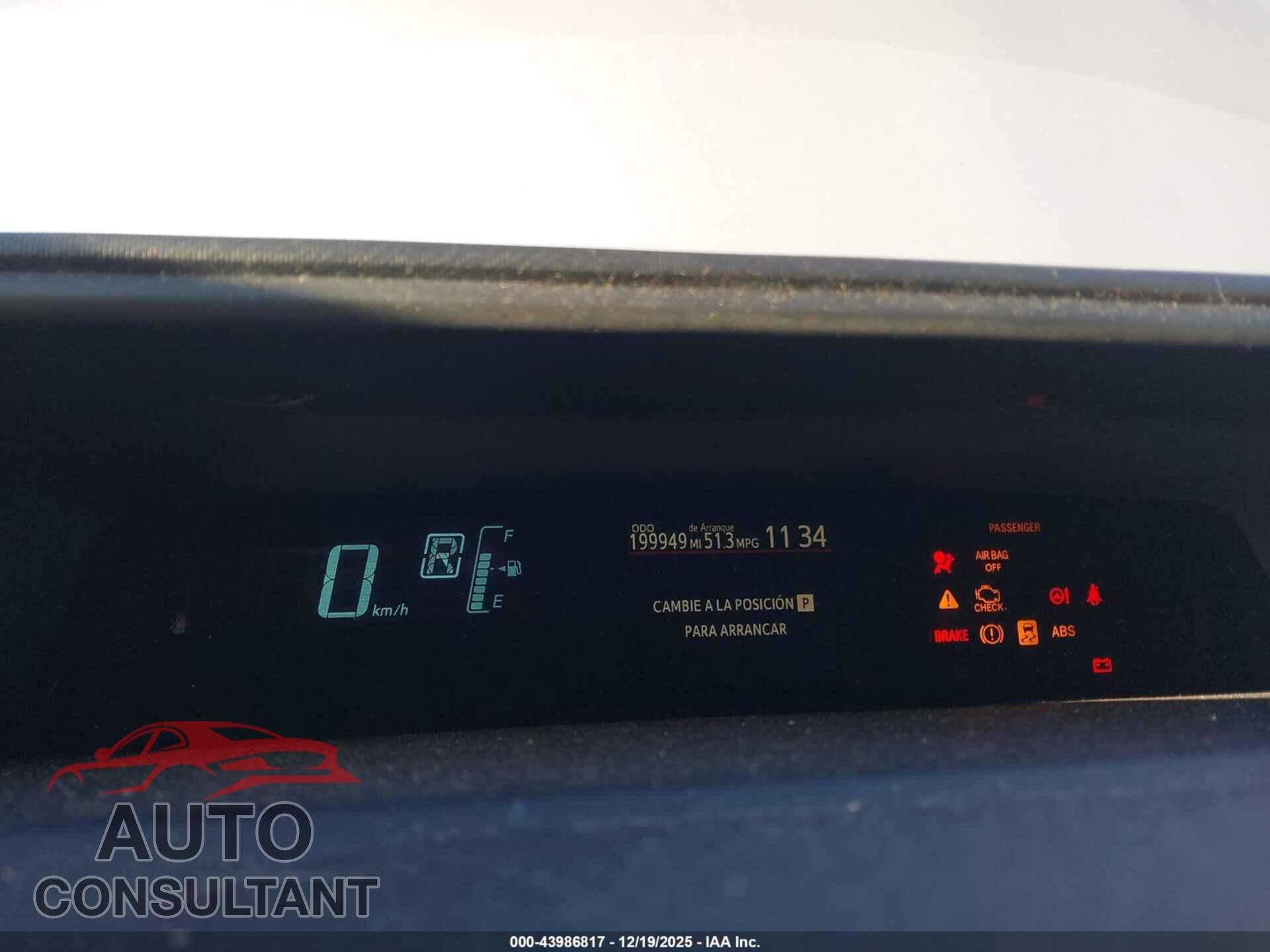 TOYOTA PRIUS C 2014 - JTDKDTB34E1079082