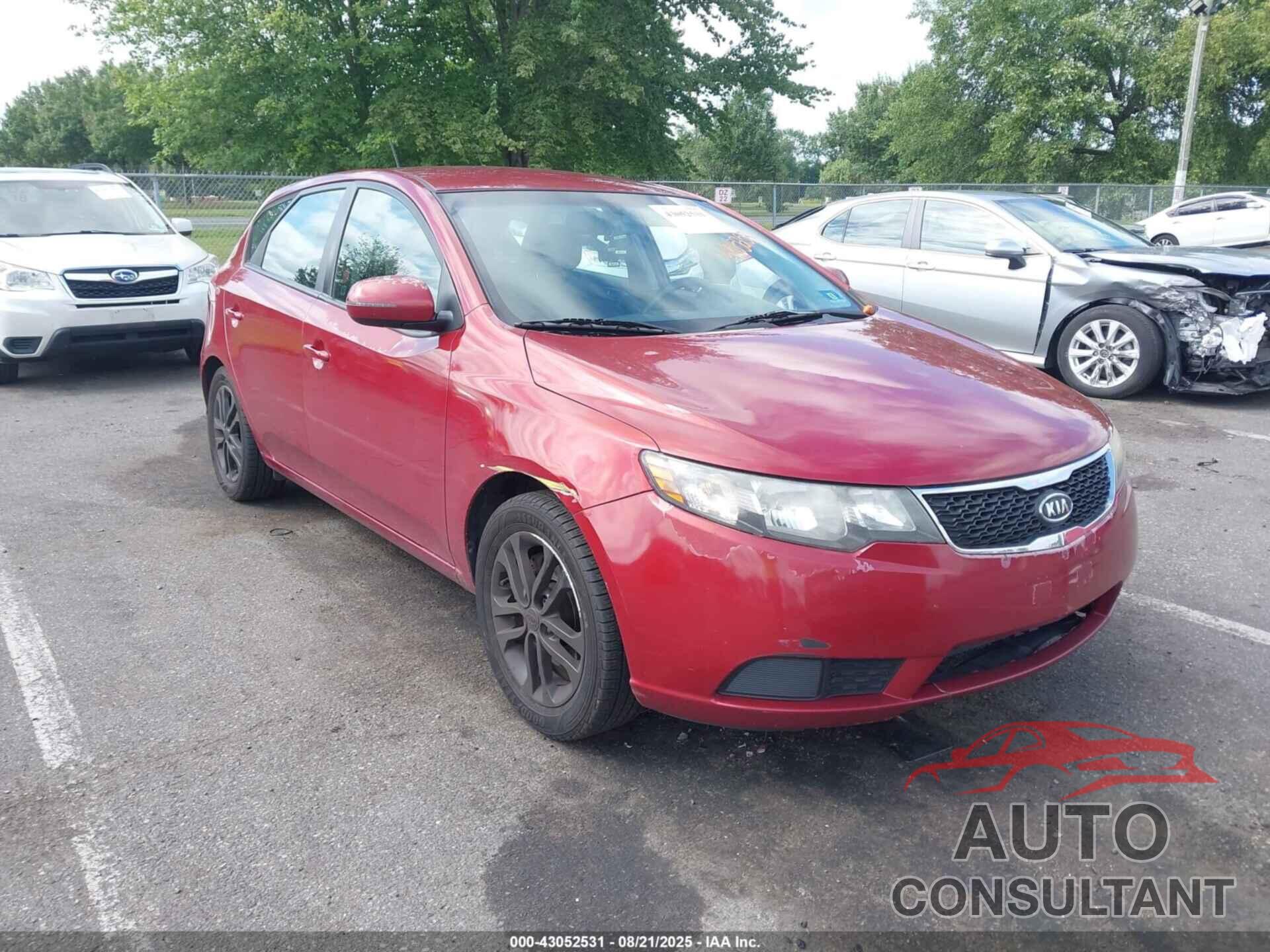 KIA FORTE 2012 - KNAFU5A20C5489841