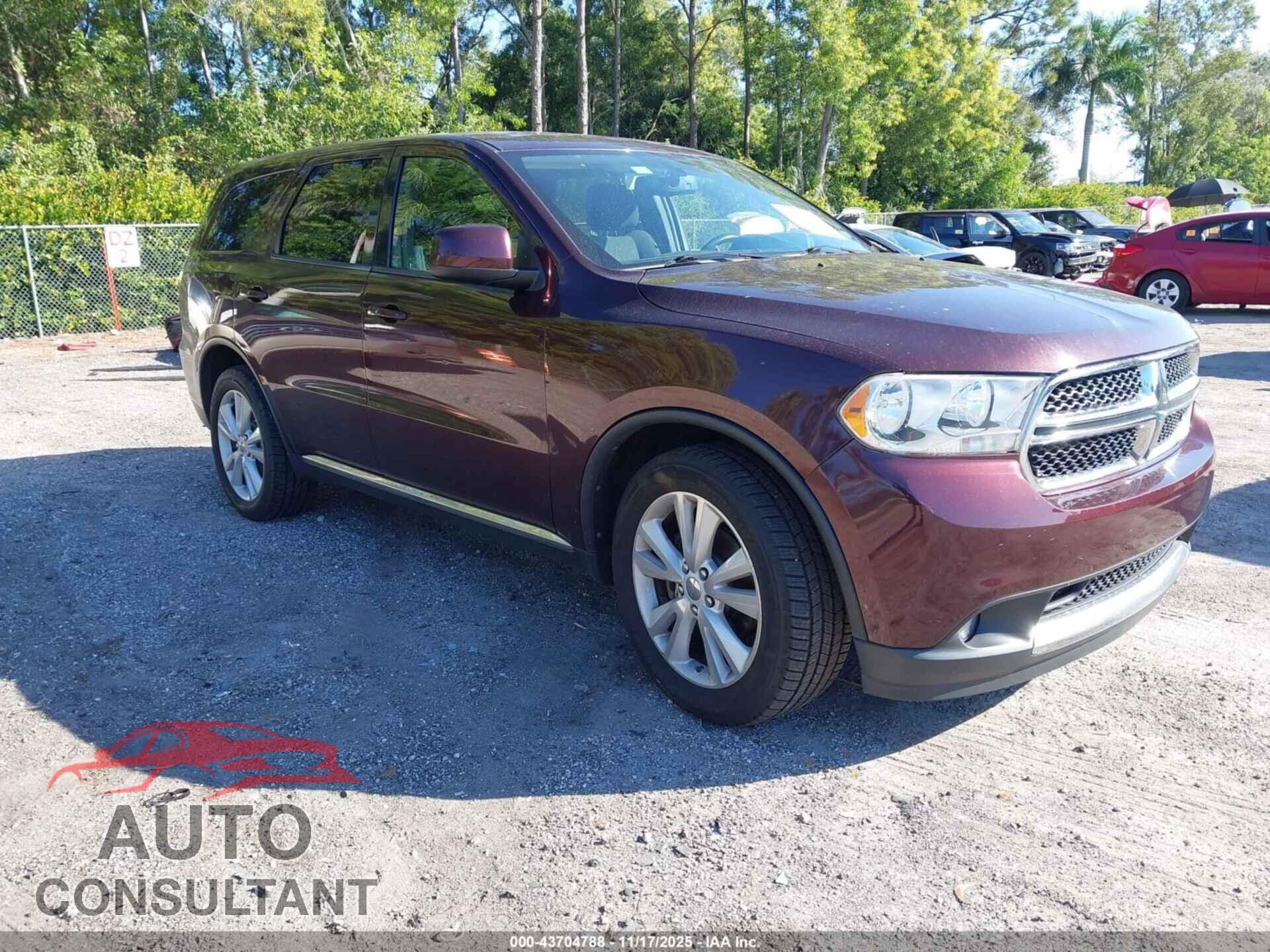 DODGE DURANGO 2012 - 1C4RDHAG2CC321725