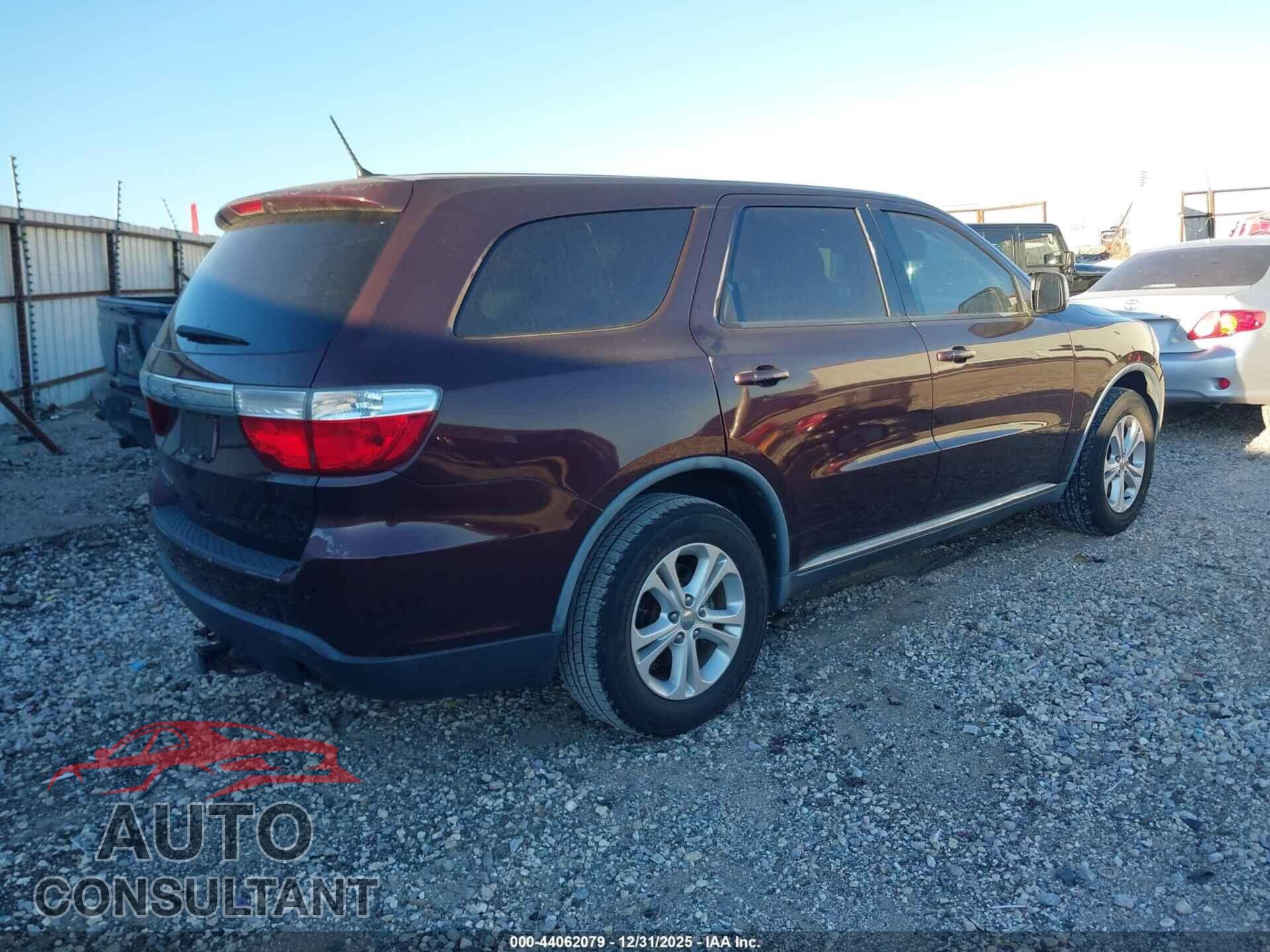 DODGE DURANGO 2012 - 1C4RDJAG4CC207068