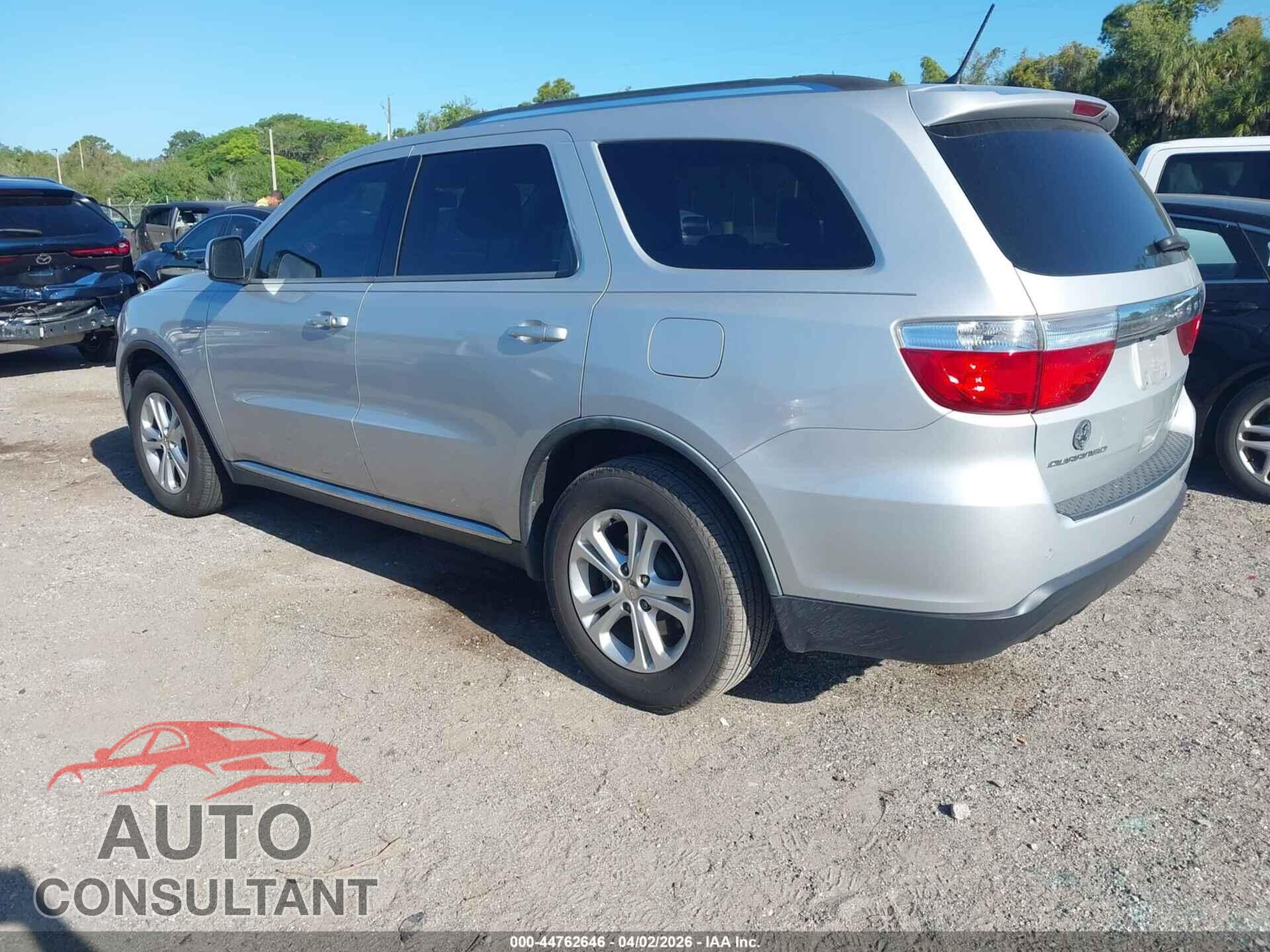 DODGE DURANGO 2012 - 1C4RDHDG3CC118452