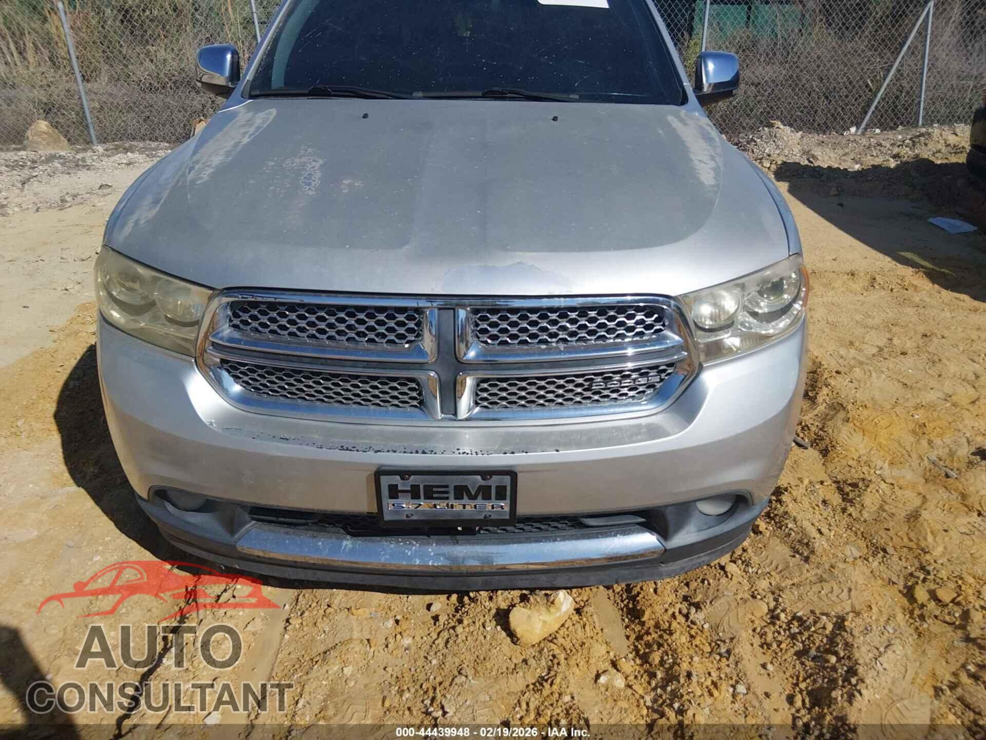 DODGE DURANGO 2011 - 1D4SD5GTXBC682013