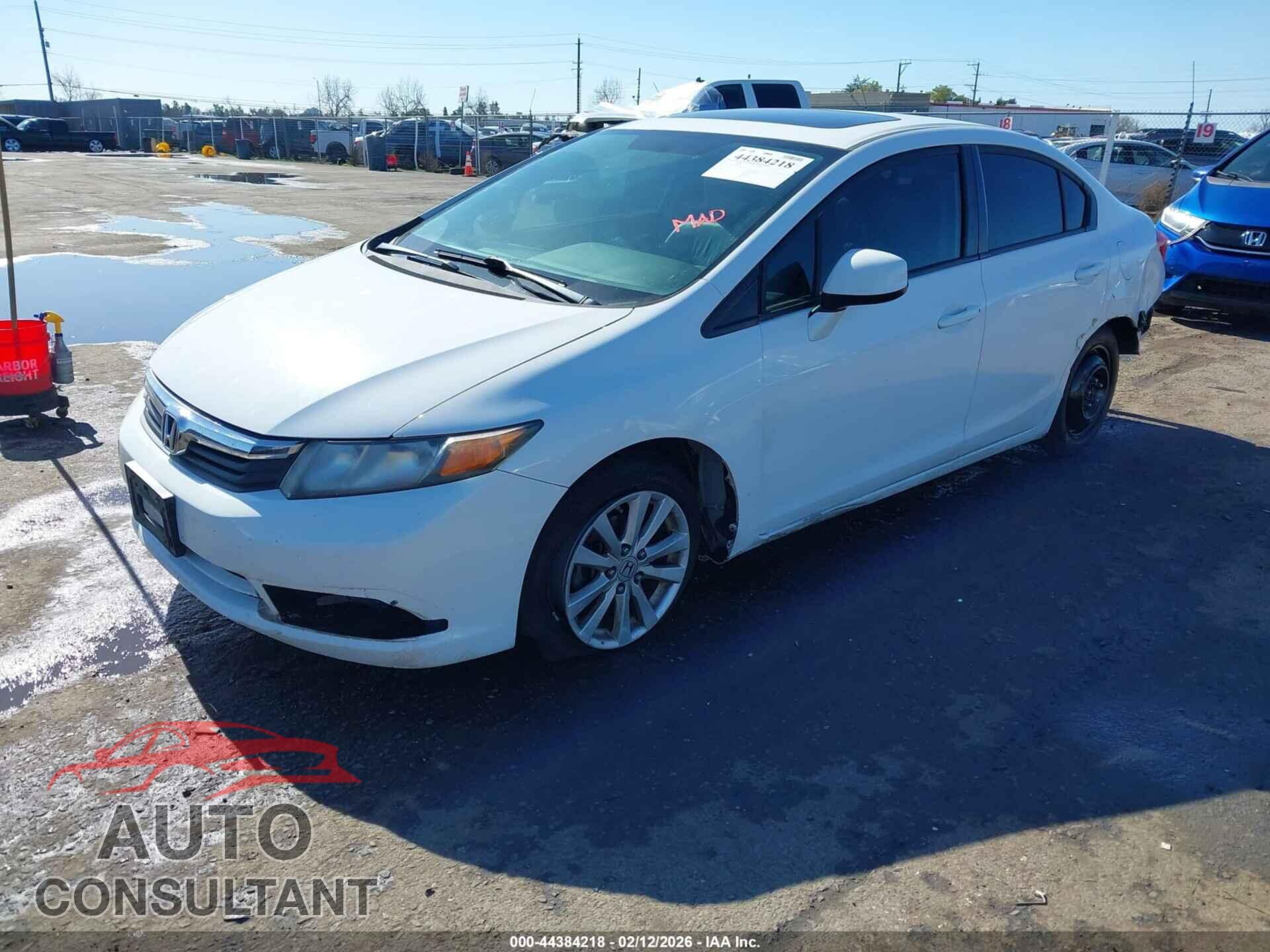 HONDA CIVIC 2012 - 2HGFB2F93CH534312