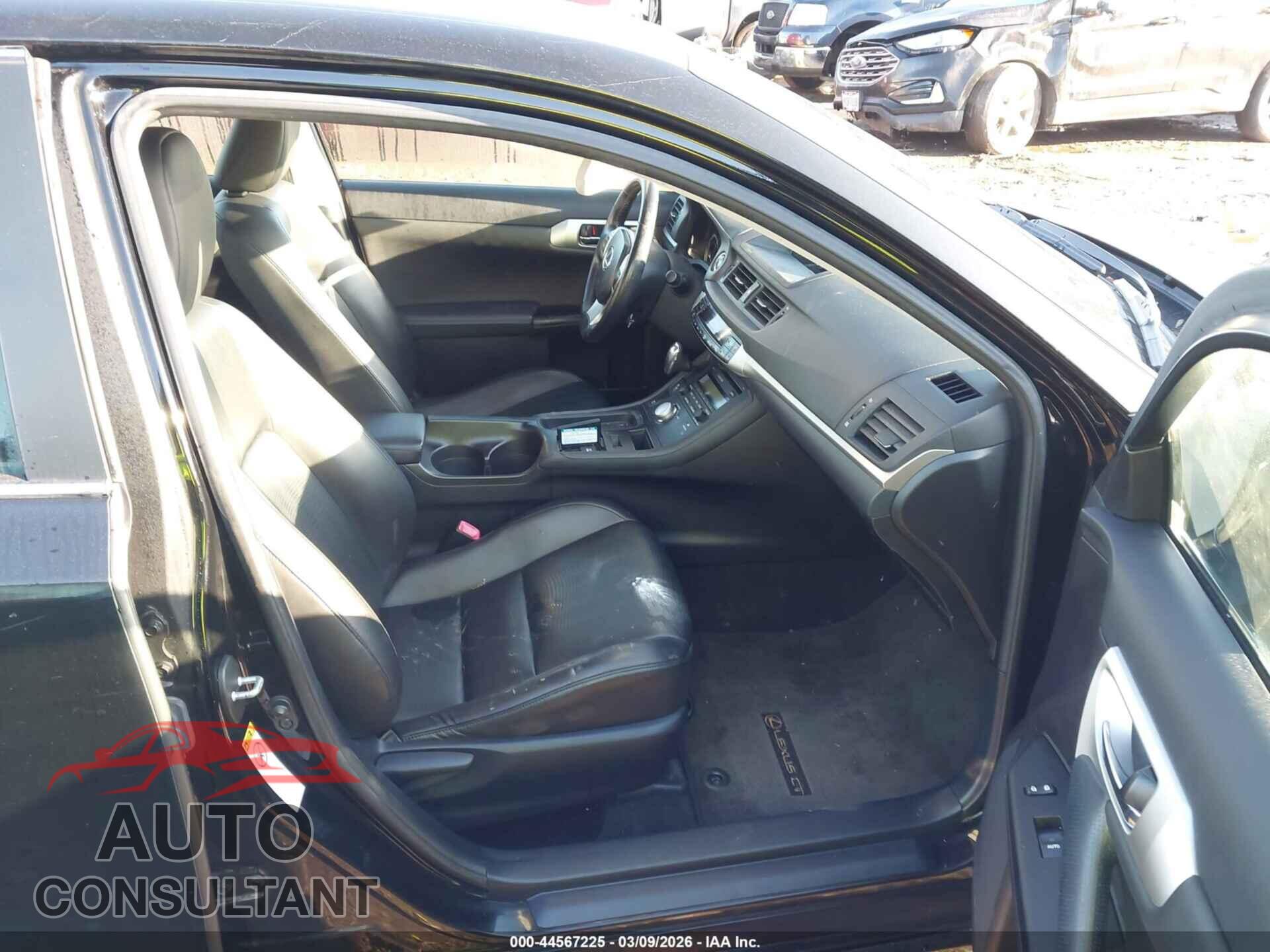 LEXUS CT 200H 2012 - JTHKD5BH7C2090607