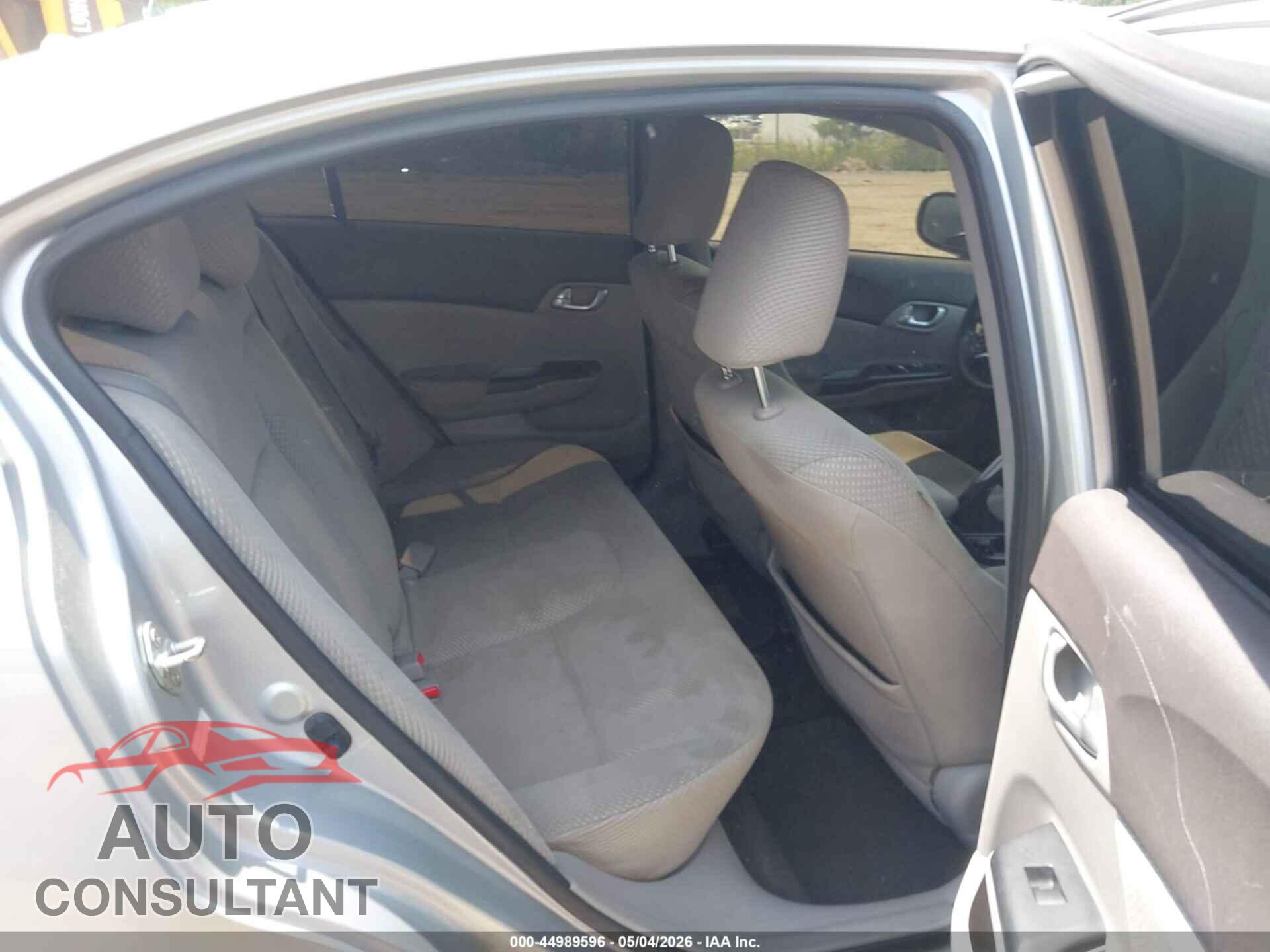 HONDA CIVIC HYBRID 2012 - JHMFB4F23CS007911