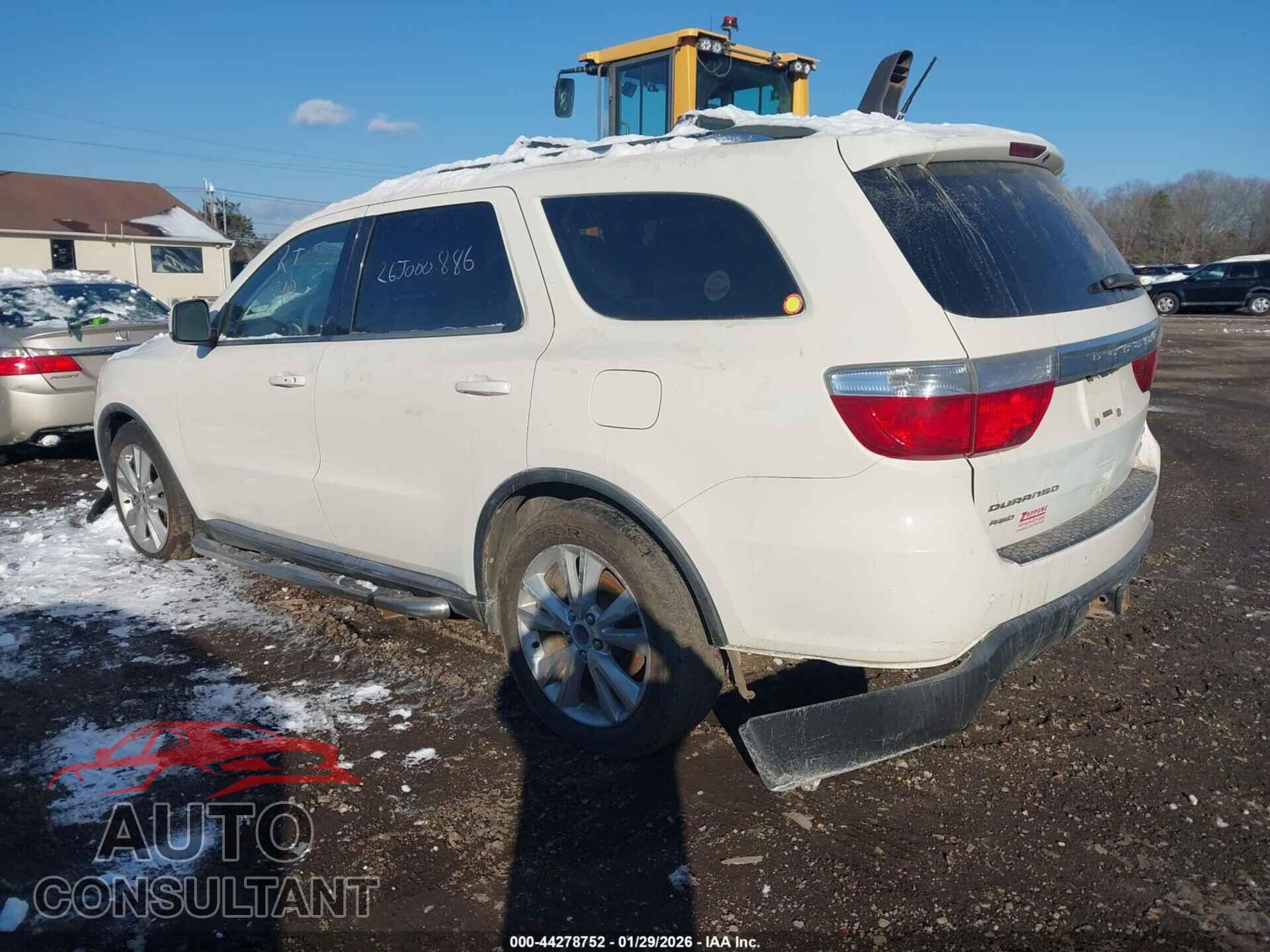 DODGE DURANGO 2012 - 1C4SDJDT9CC153664