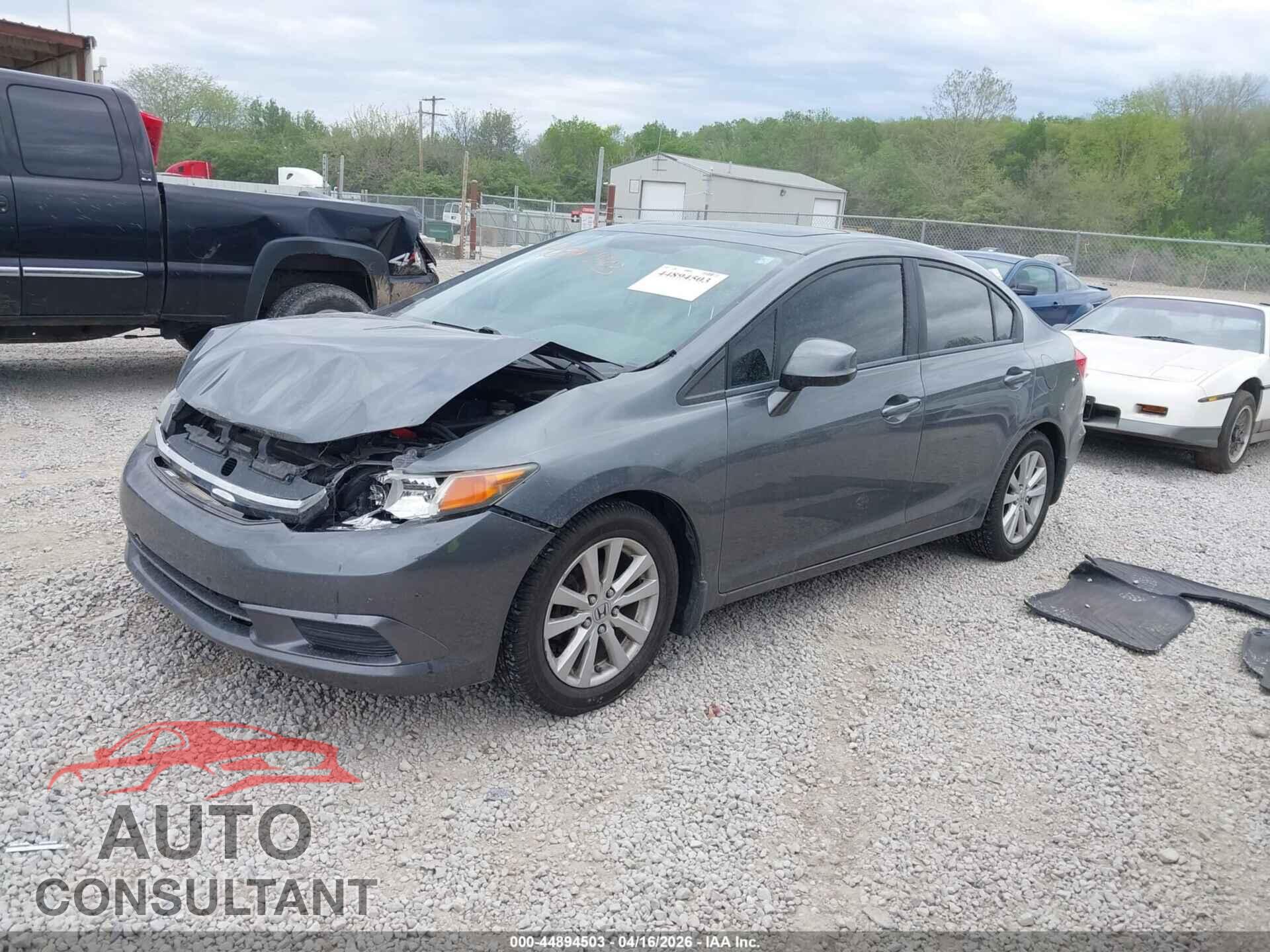HONDA CIVIC 2012 - 19XFB2F91CE047863