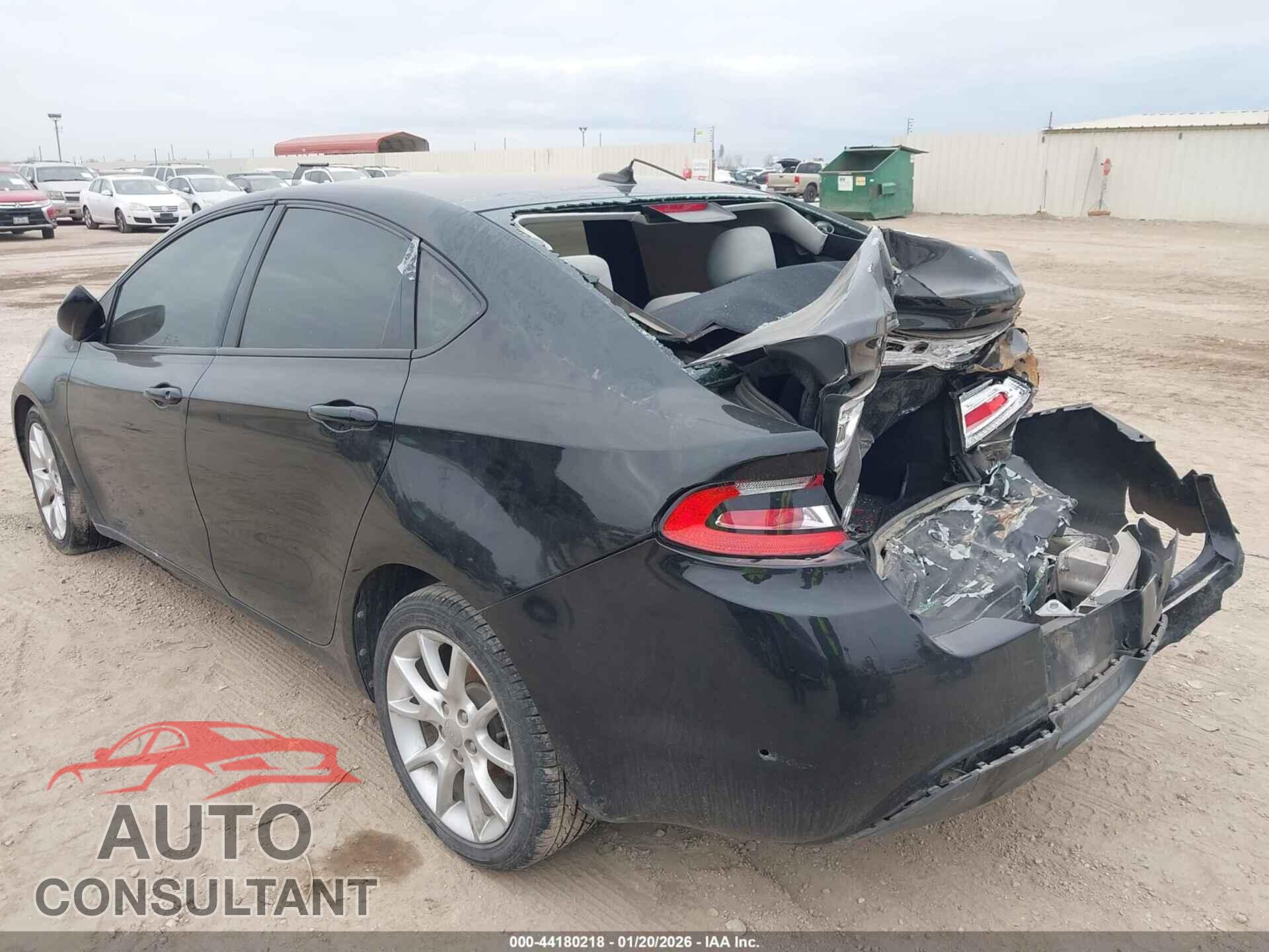 DODGE DART 2013 - 1C3CDFBA7DD141855