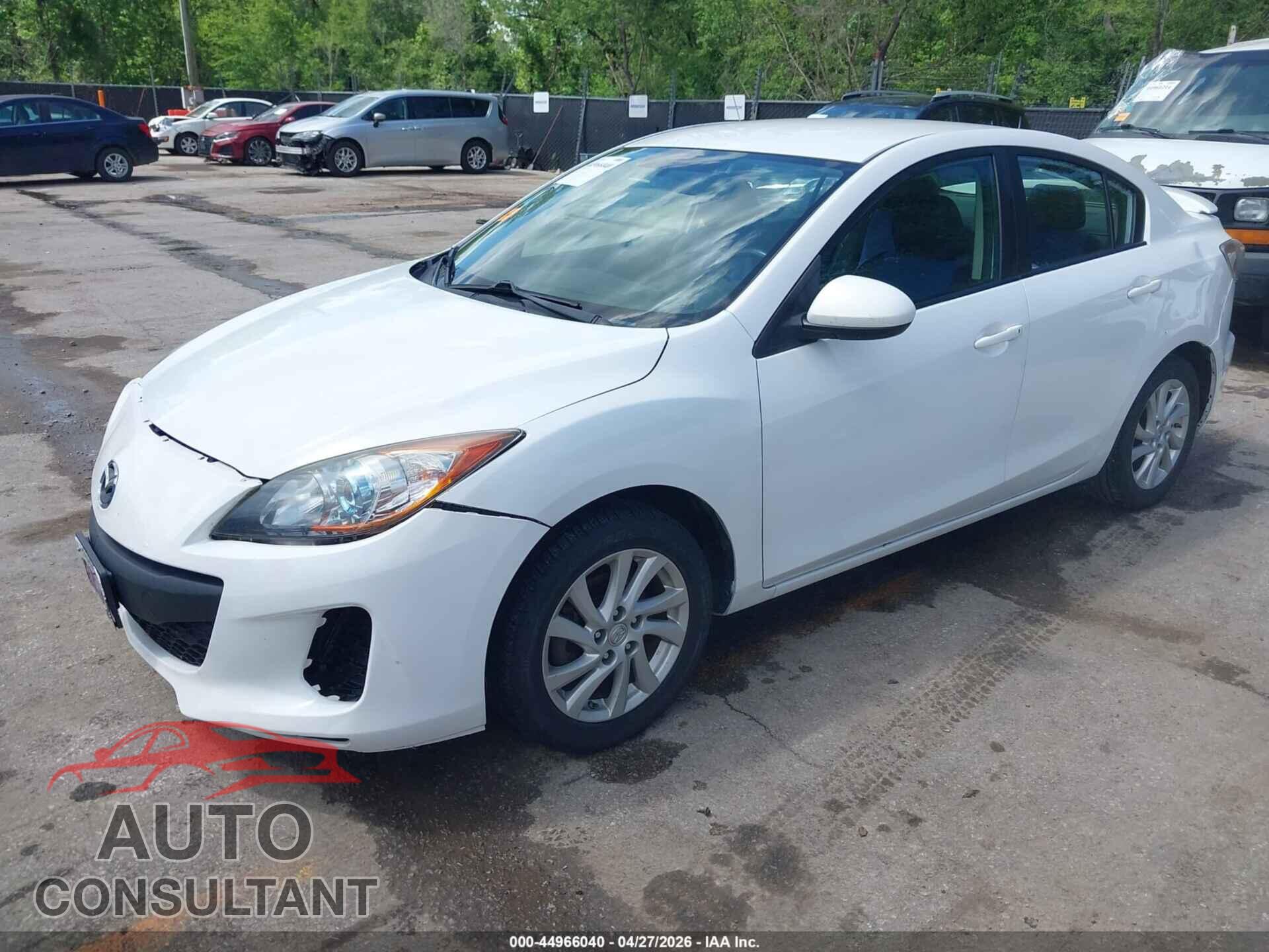 MAZDA MAZDA3 2012 - JM1BL1V87C1663259