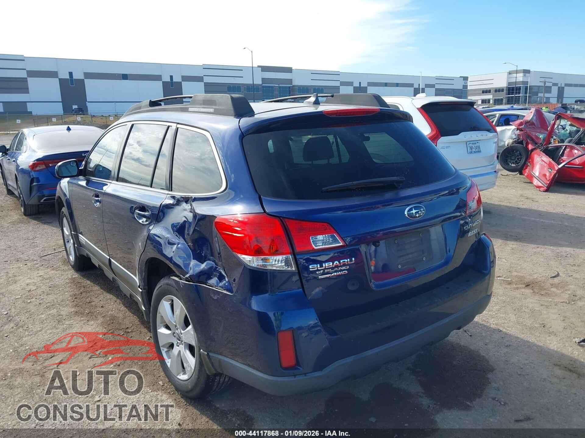 SUBARU OUTBACK 2011 - 4S4BRBLC1B3436000