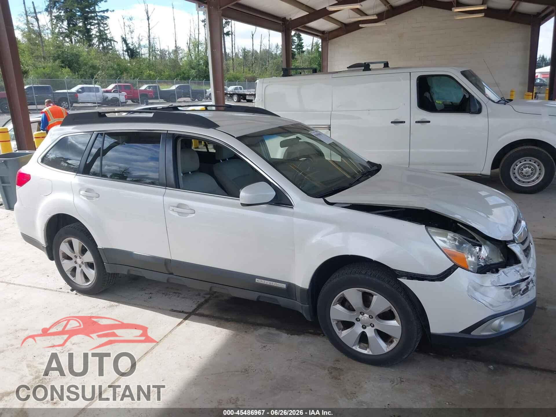 SUBARU OUTBACK 2011 - 4S4BRBCC5B3394656