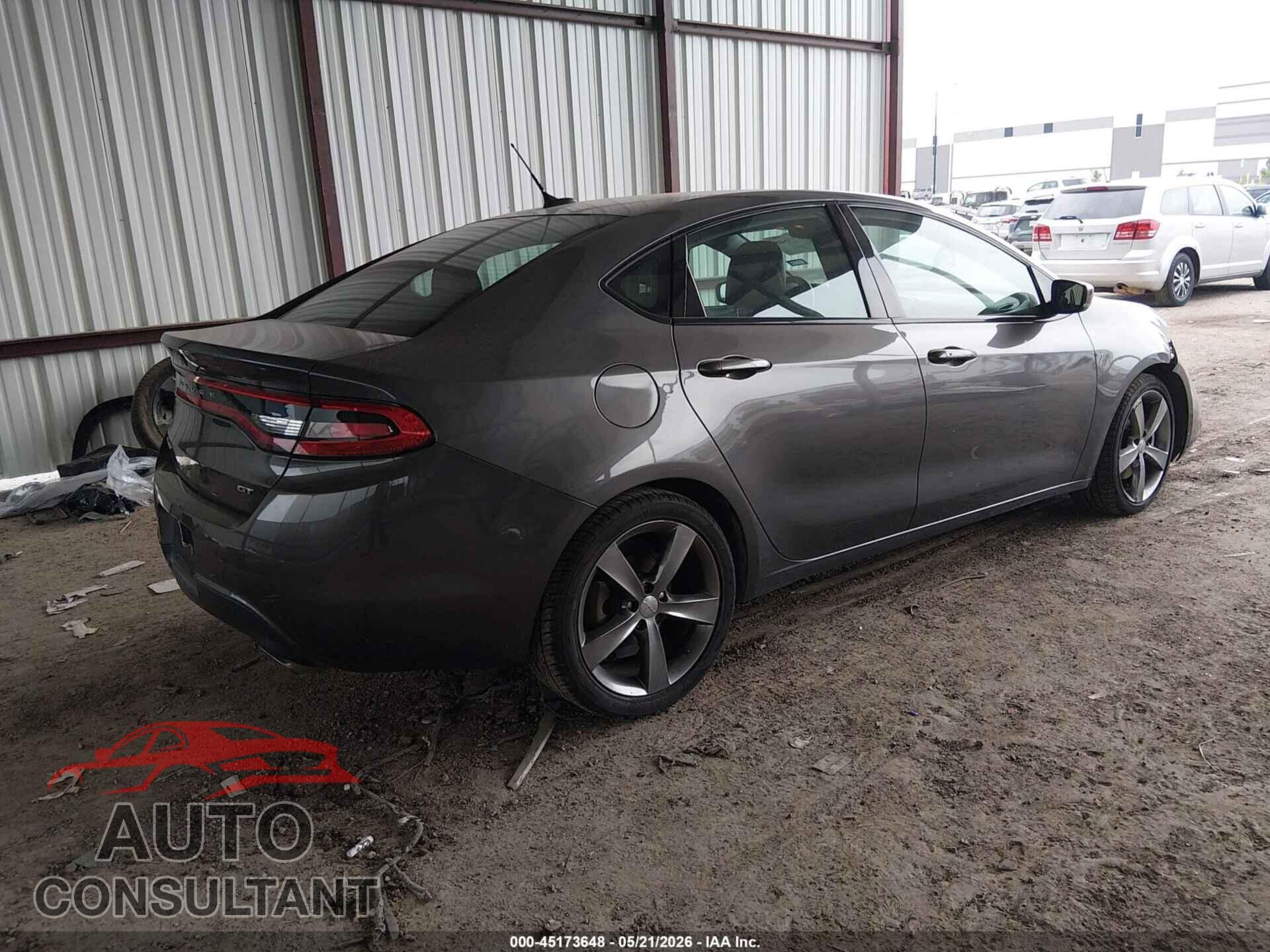 DODGE DART 2015 - 1C3CDFEB0FD122751