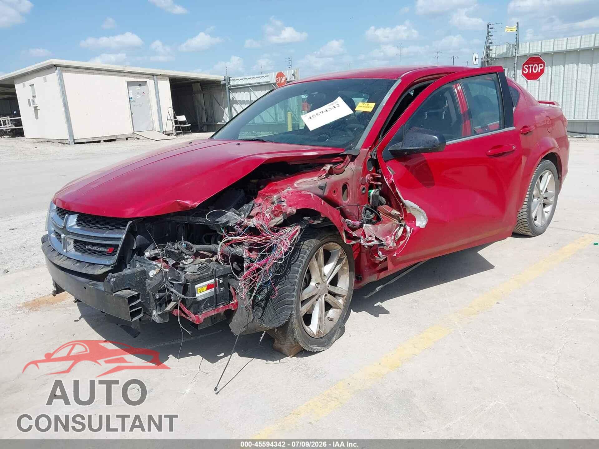 DODGE AVENGER 2013 - 1C3CDZAG5DN552785