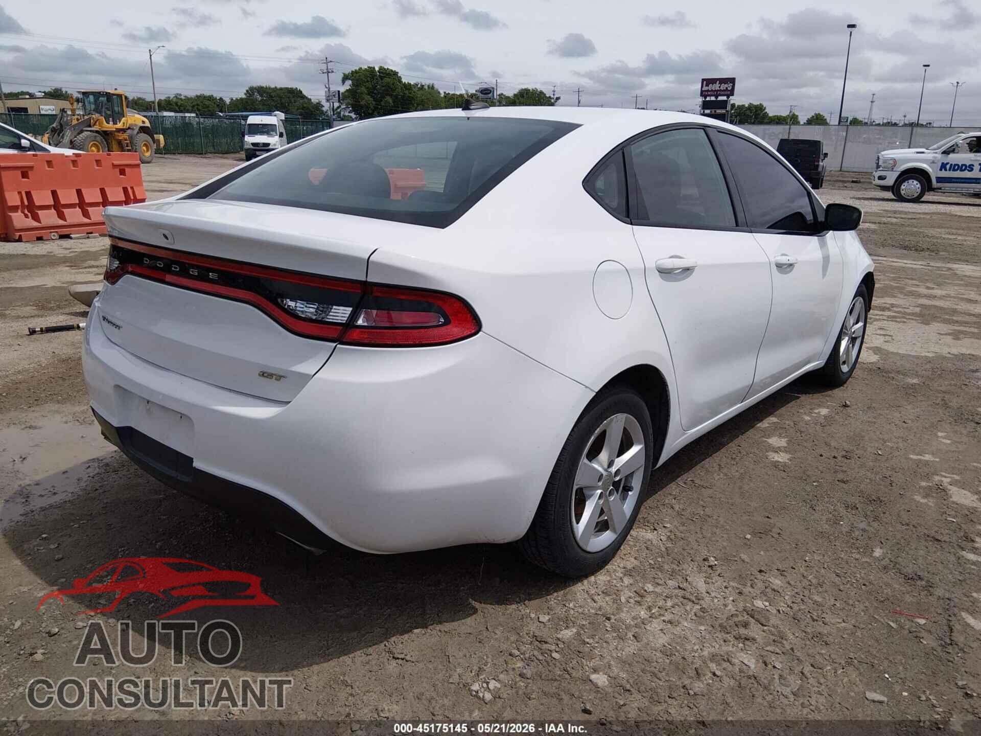 DODGE DART 2015 - 1C3CDFEBXFD194105