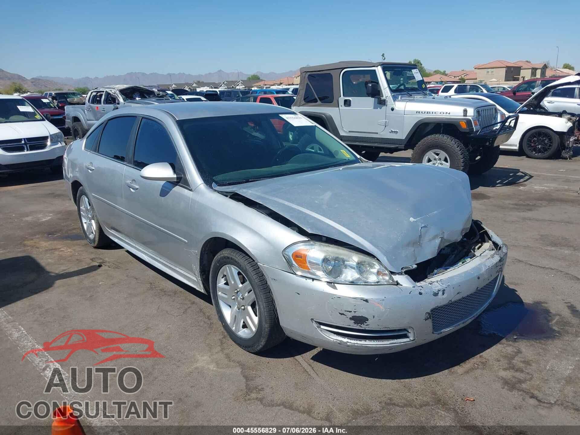 CHEVROLET IMPALA 2013 - 2G1WF5E37D1151977