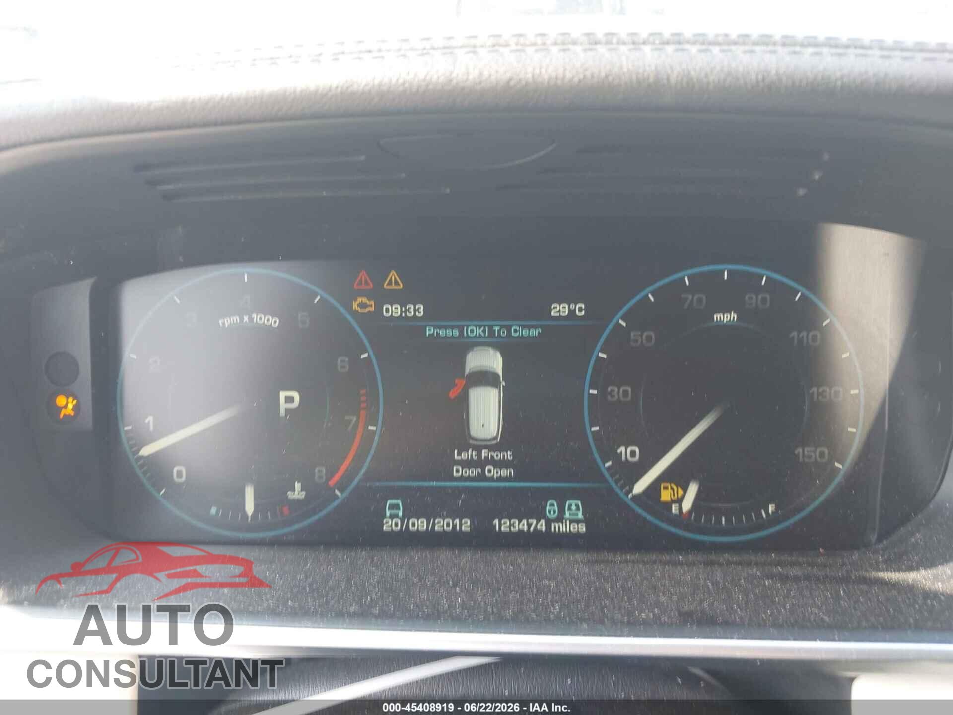 LAND ROVER RANGE ROVER 2013 - SALGS2DF1DA103715
