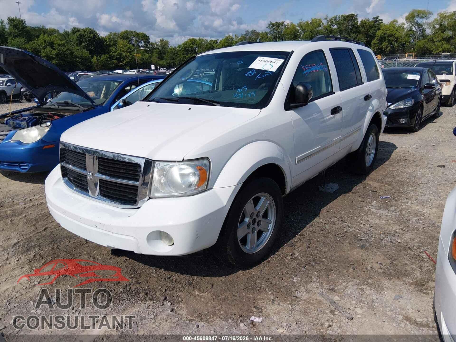 DODGE DURANGO 2009 - 1D8HB48PX9F701145