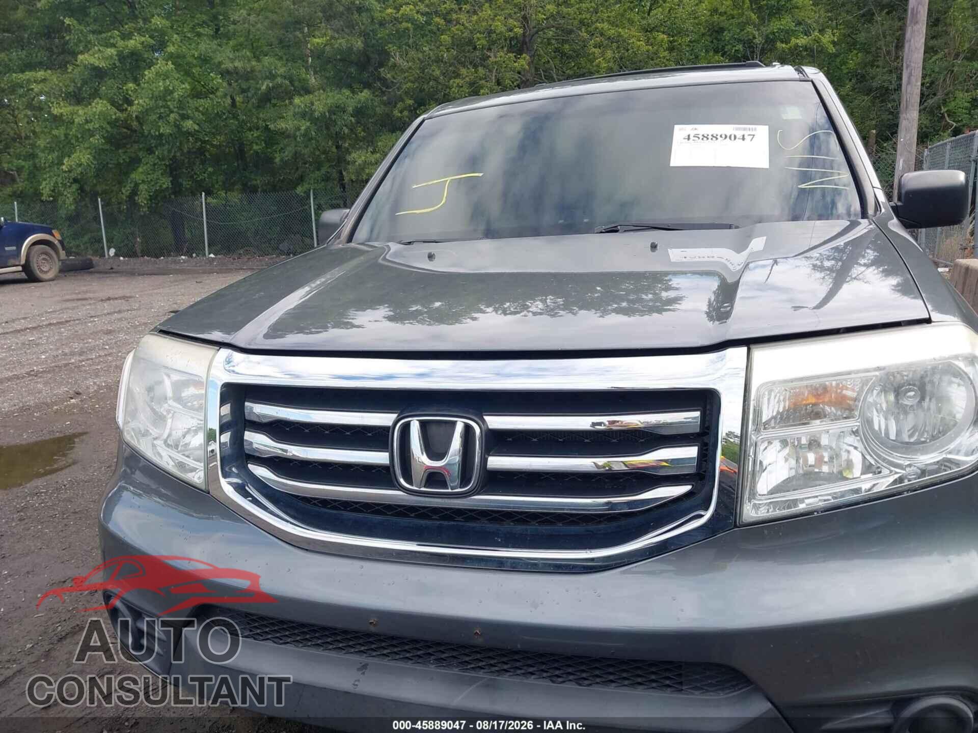 HONDA PILOT 2012 - 5FNYF4H28CB005094