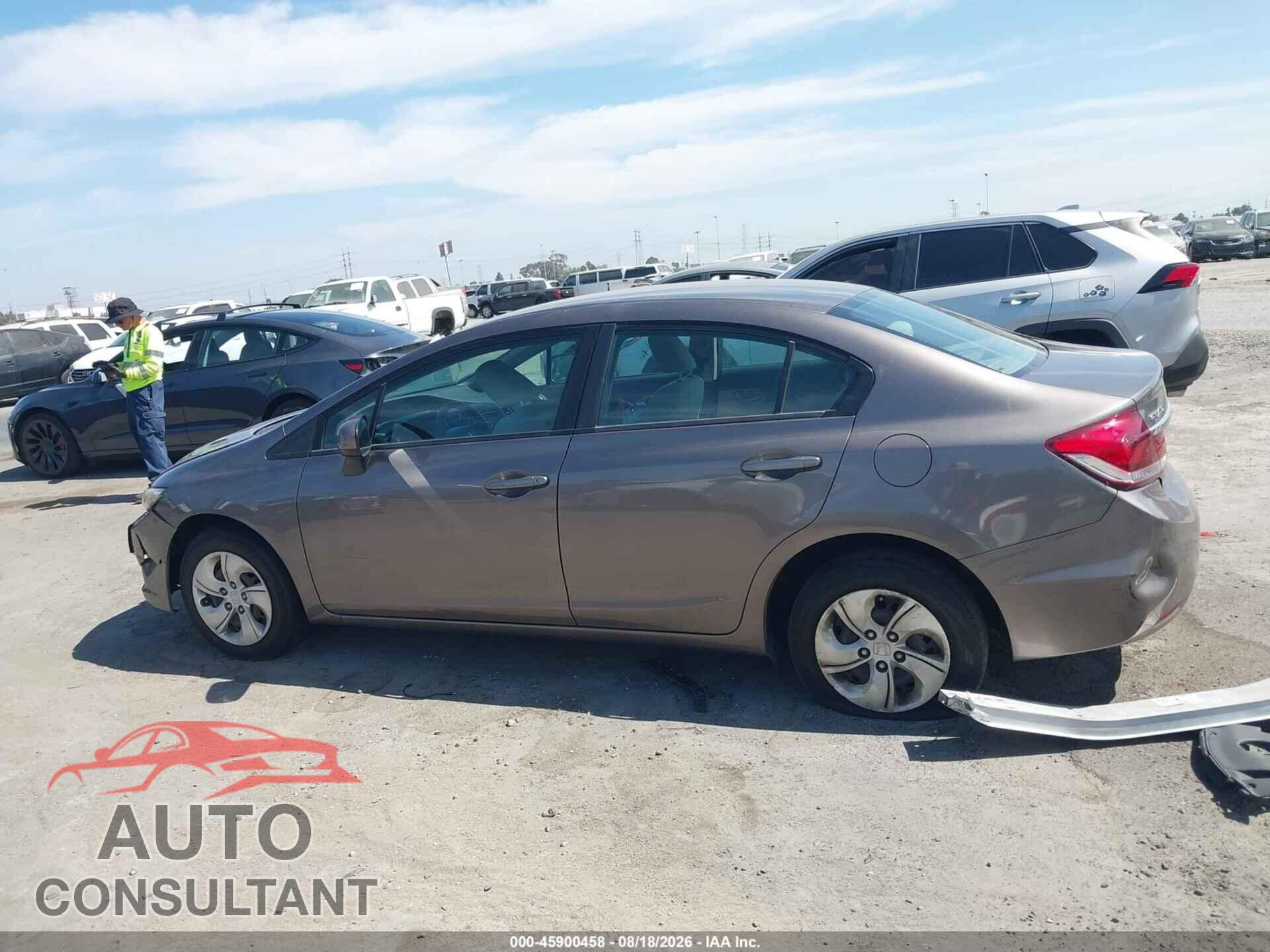 HONDA CIVIC 2014 - 19XFB2F58EE256193