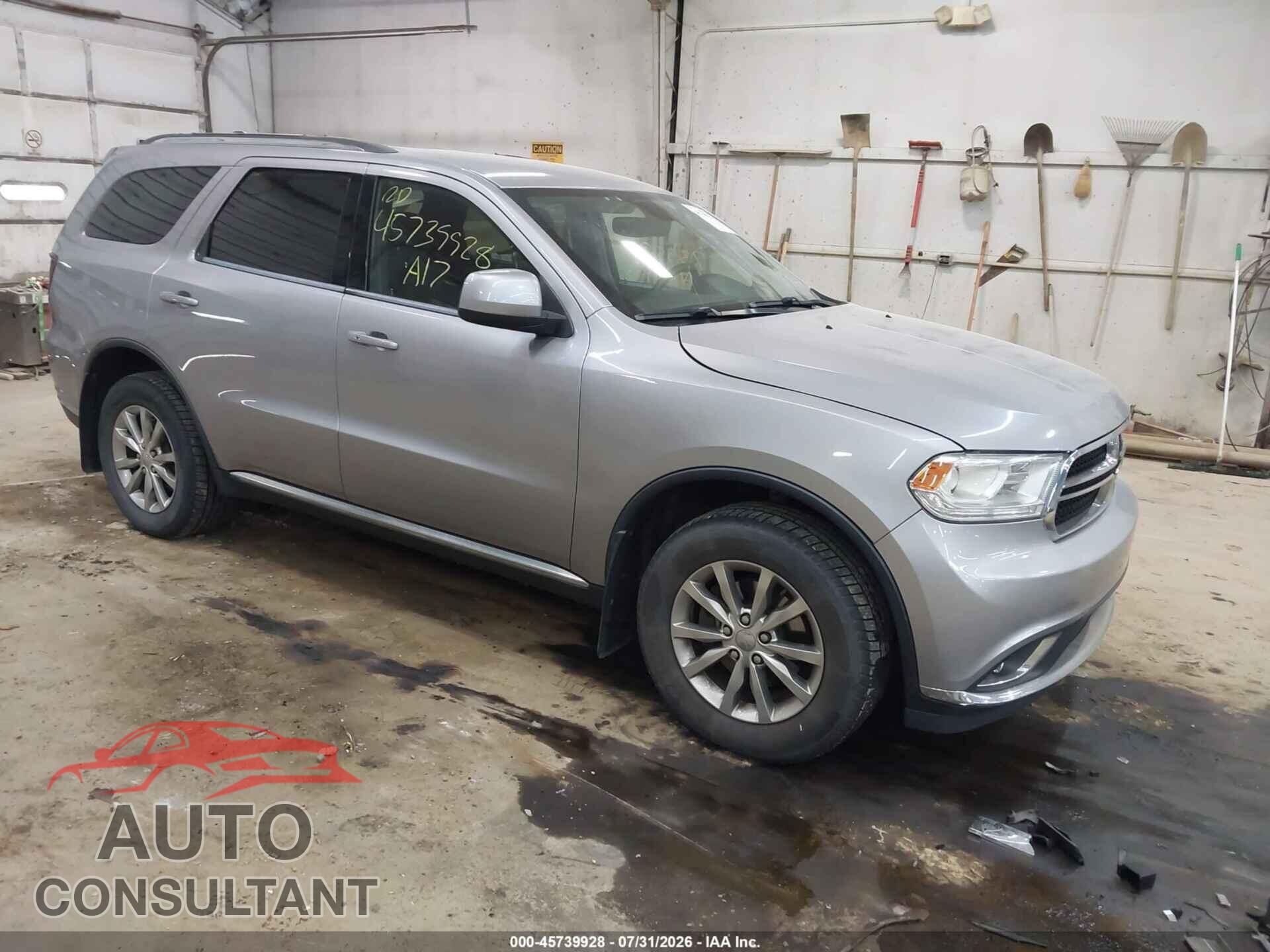 DODGE DURANGO 2017 - 1C4RDJAG1HC651158