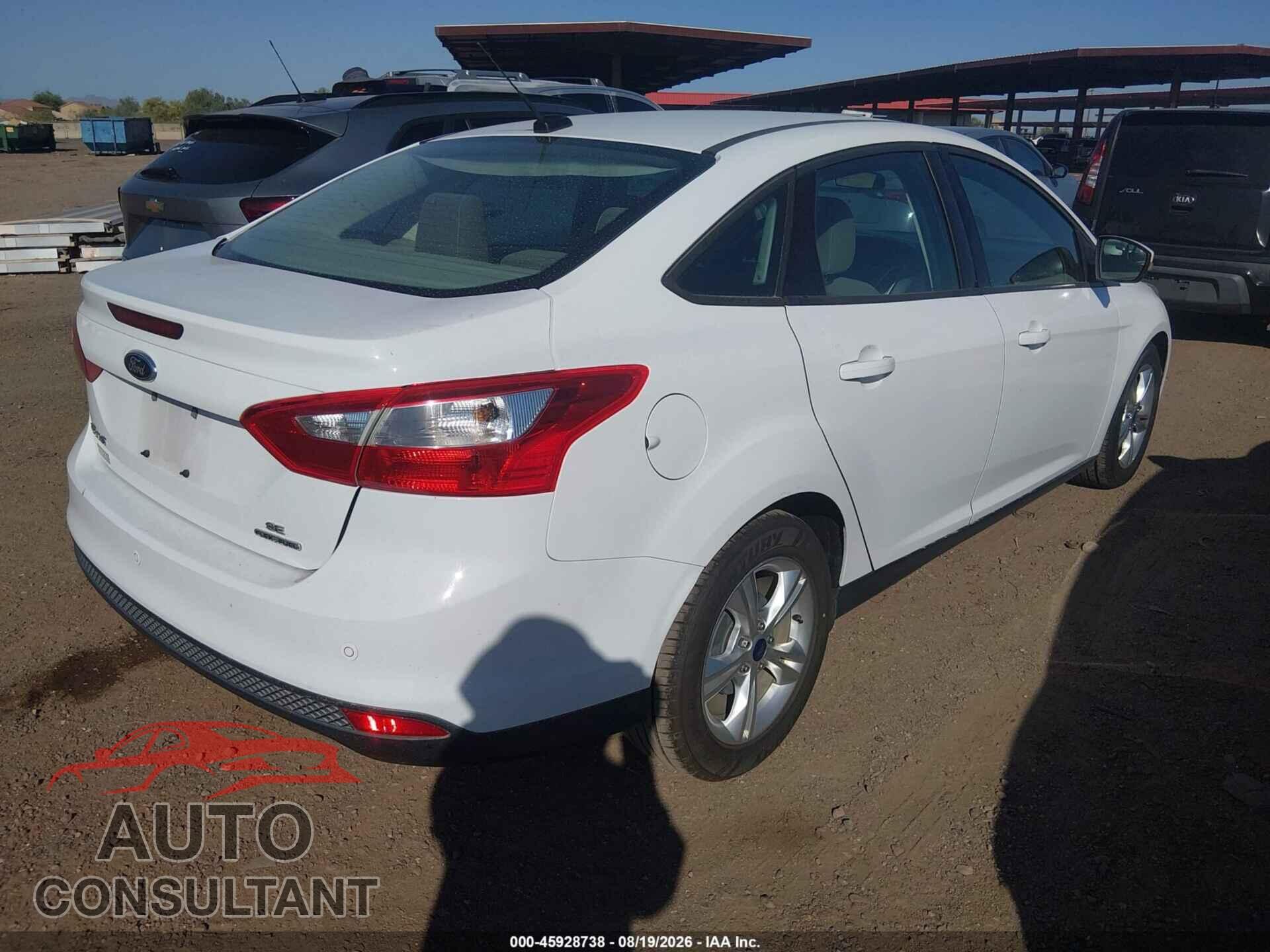 FORD FOCUS 2013 - 1FADP3F21DL290525