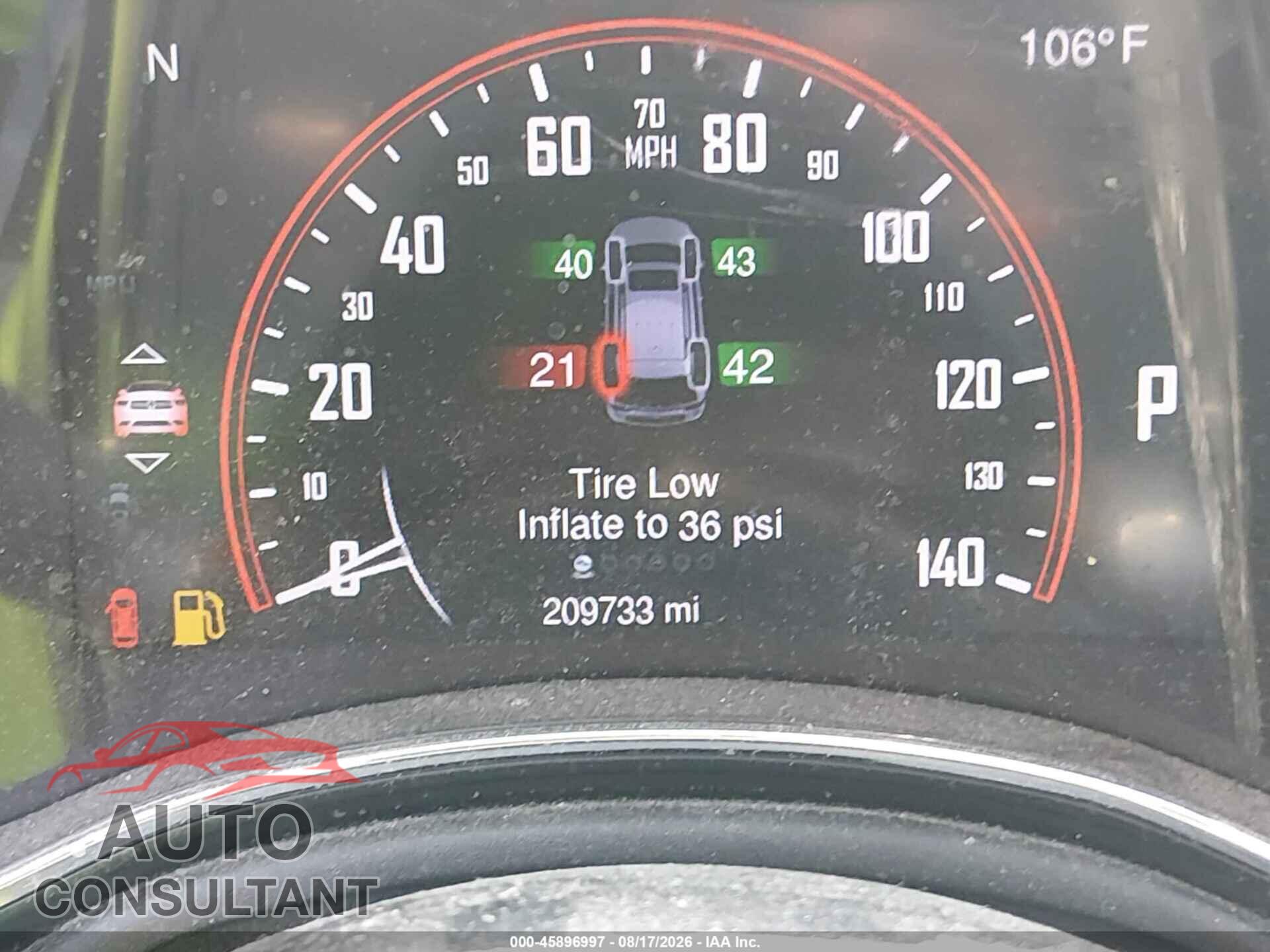 DODGE DURANGO 2015 - 1C4SDHET9FC800513