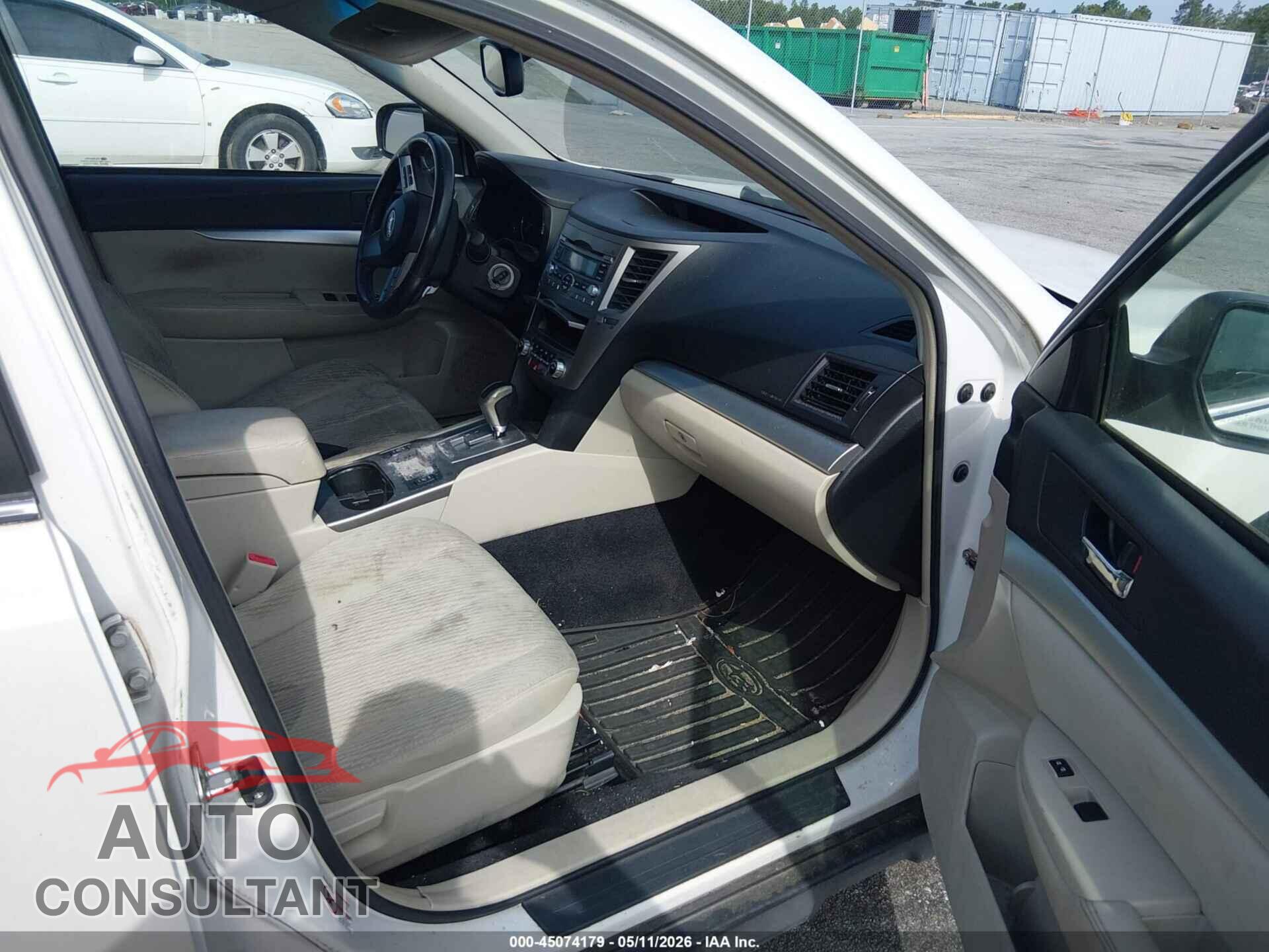 SUBARU OUTBACK 2010 - 4S4BRCCC8A3343592