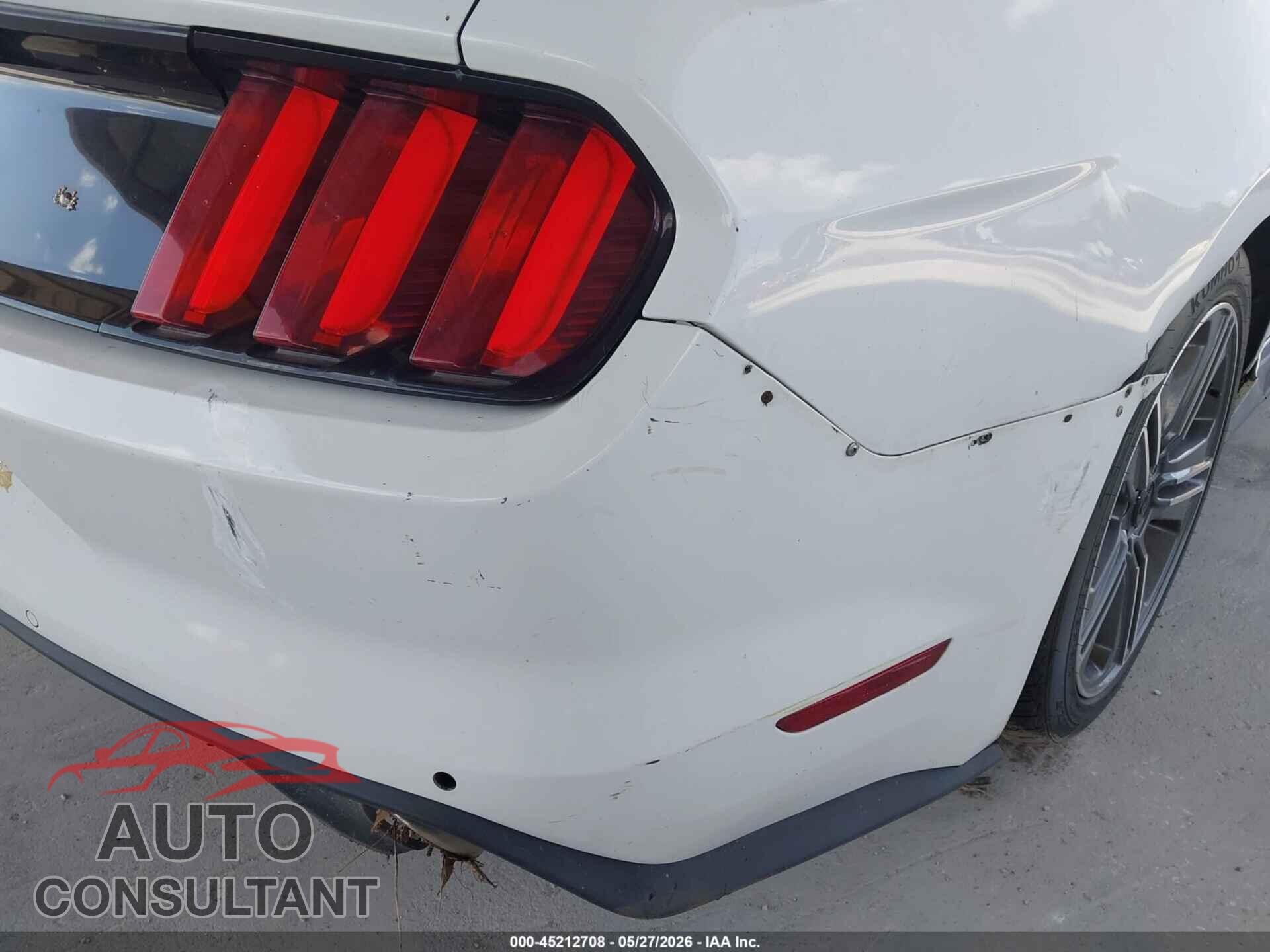 FORD MUSTANG 2017 - 1FA6P8CF1H5244345