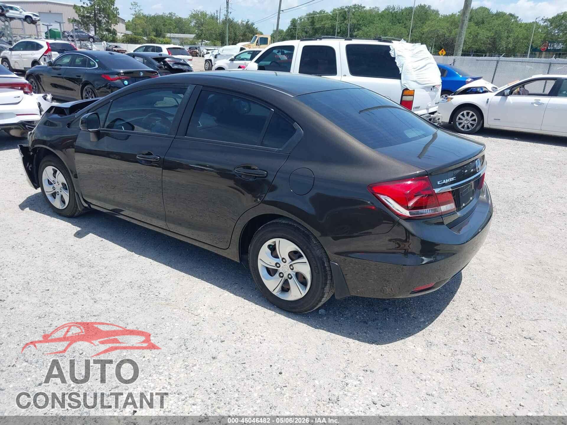 HONDA CIVIC 2013 - 19XFB2F54DE031185