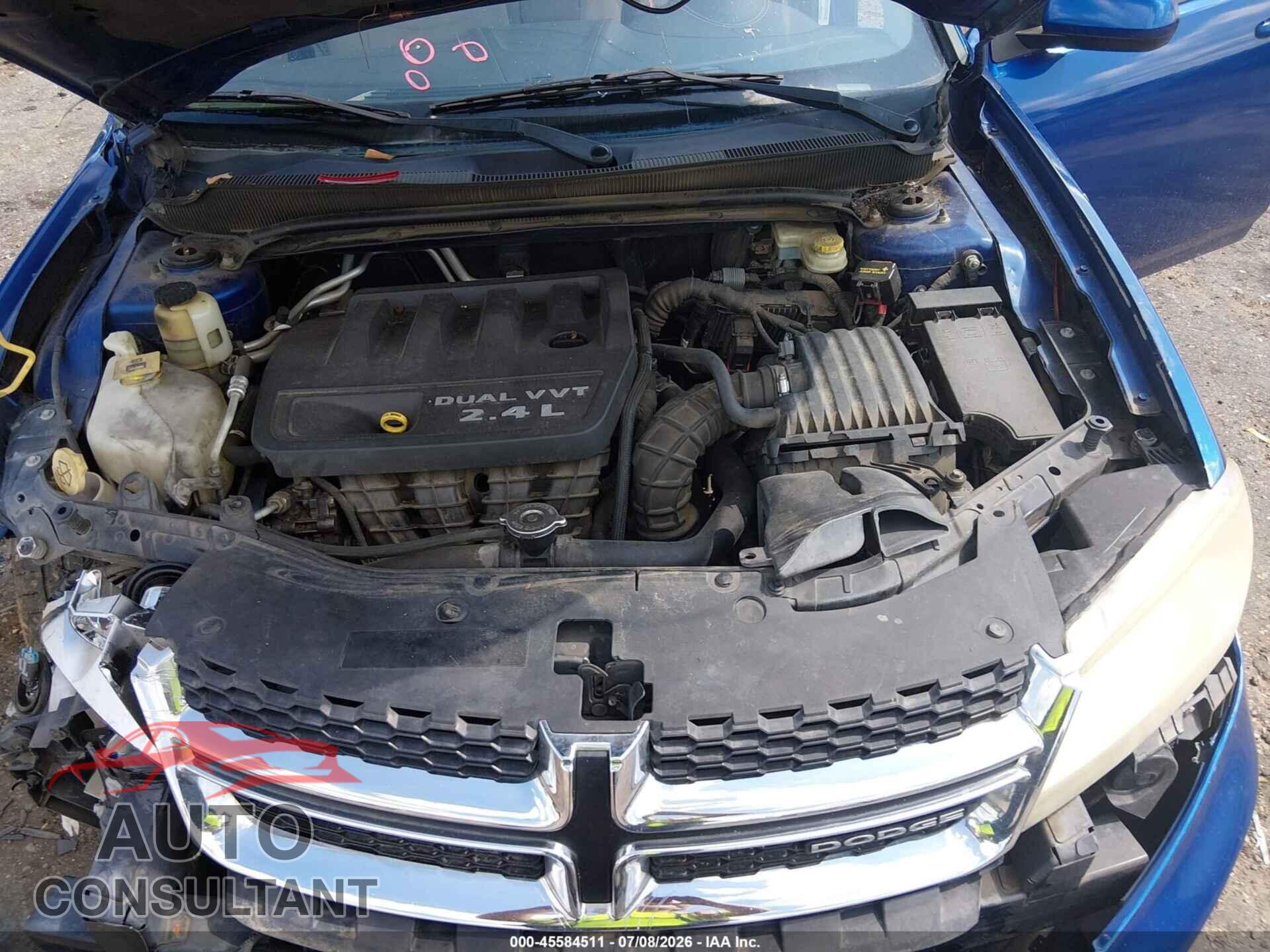 DODGE AVENGER 2012 - 1C3CDZCB4CN148666