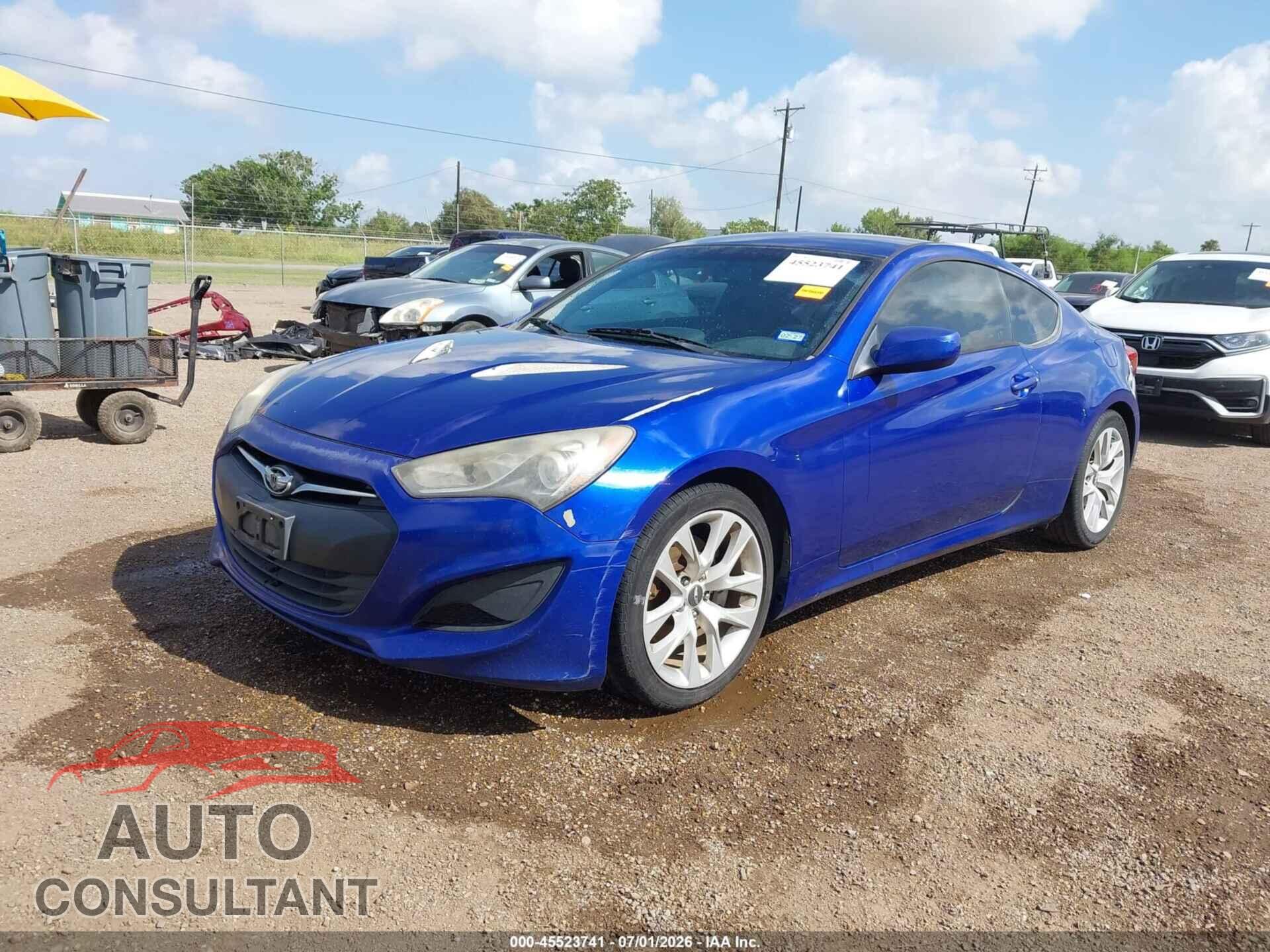HYUNDAI GENESIS 2013 - KMHHT6KD7DU102998