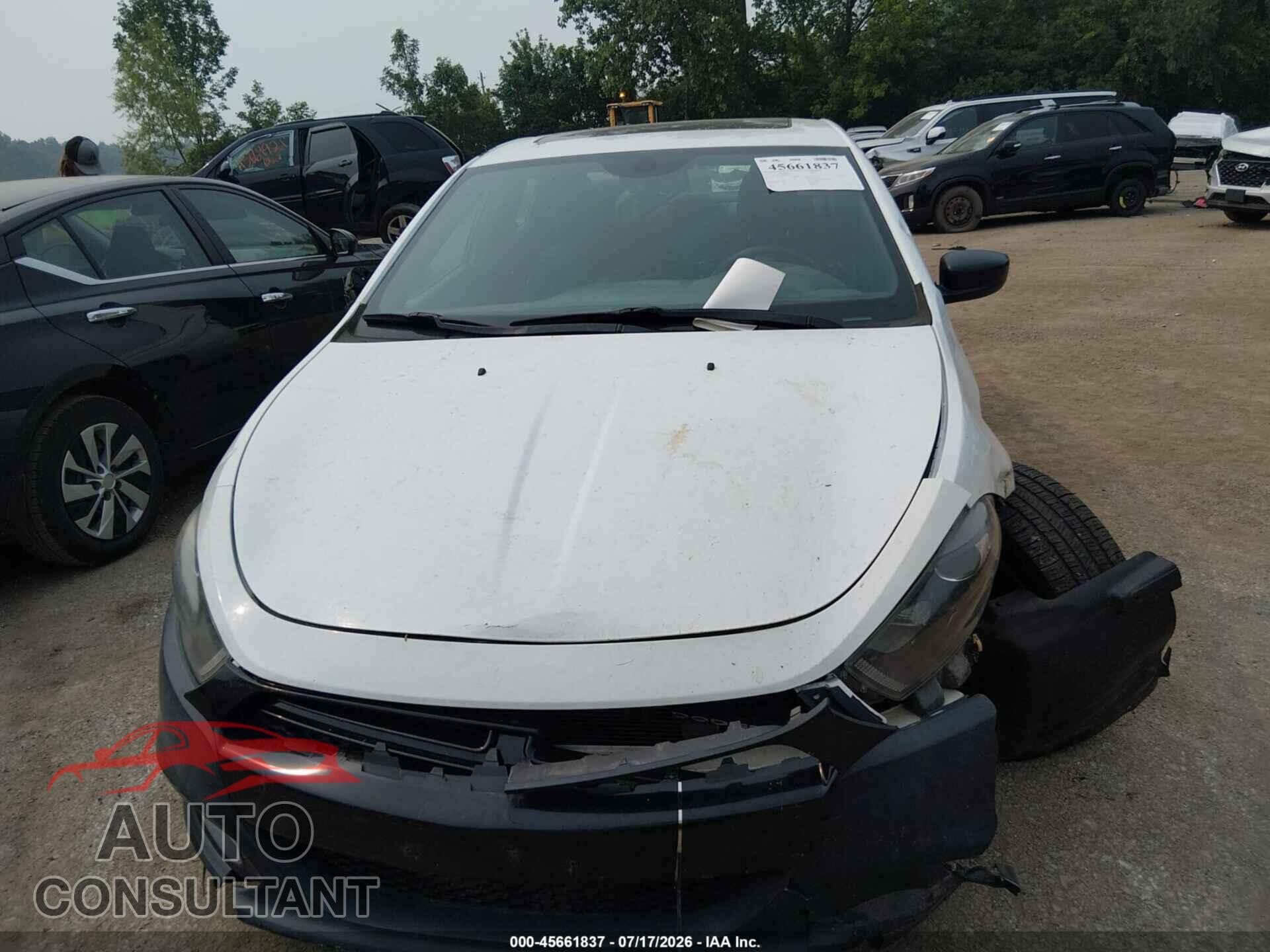 DODGE DART 2014 - 1C3CDFBB4ED913691