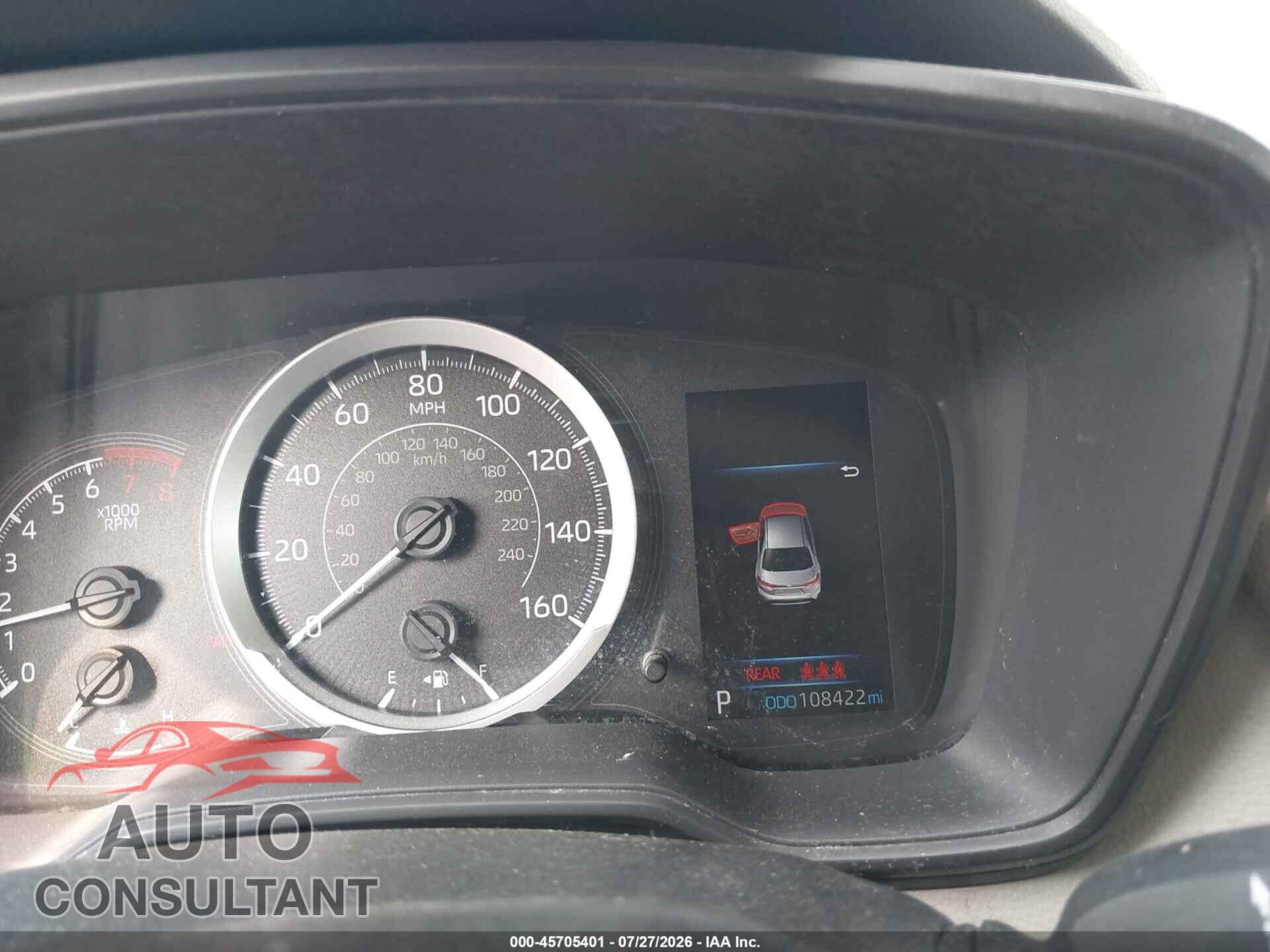 TOYOTA COROLLA 2020 - JTDEPRAE1LJ071531