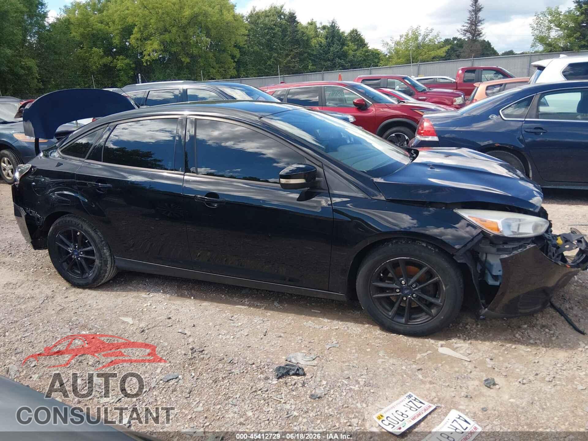 FORD FOCUS 2017 - 1FADP3F25HL212271