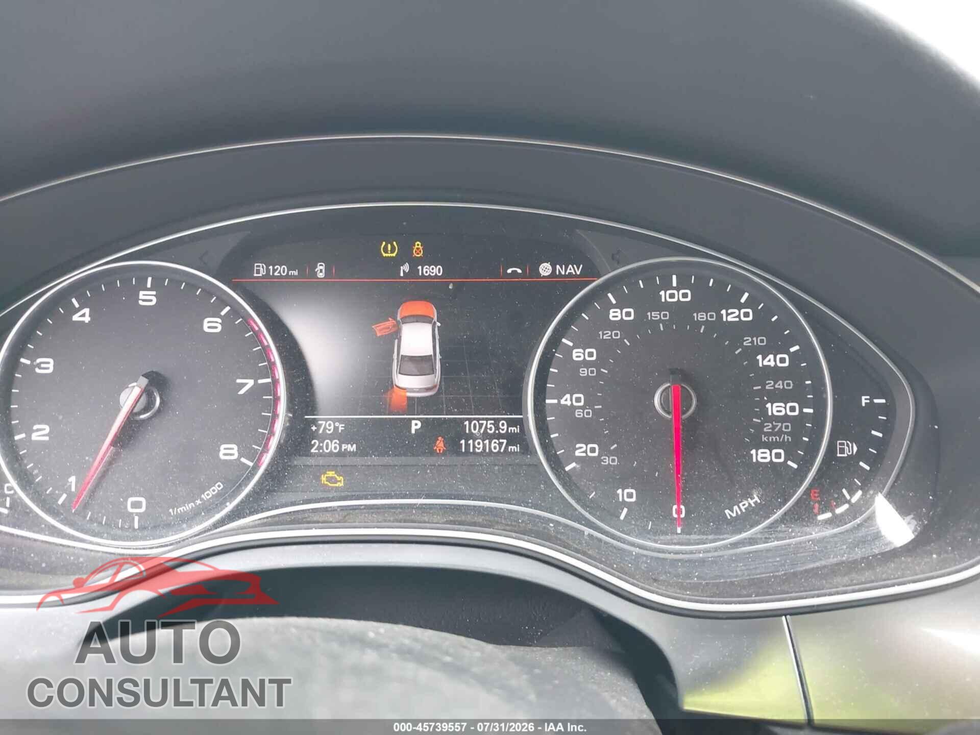AUDI A6 2015 - WAUGFAFC5FN007300