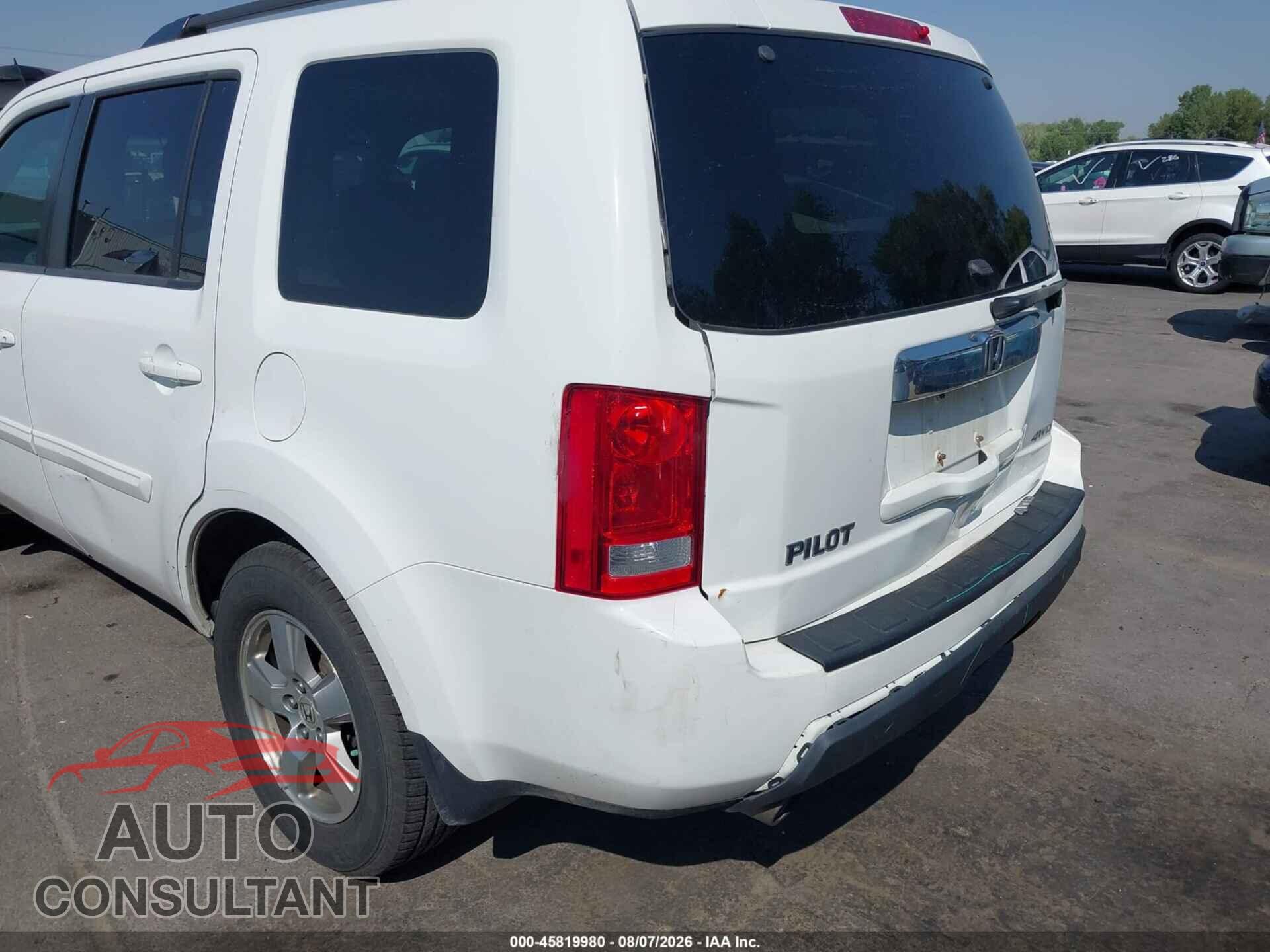 HONDA PILOT 2009 - 5FNYF48459B044185