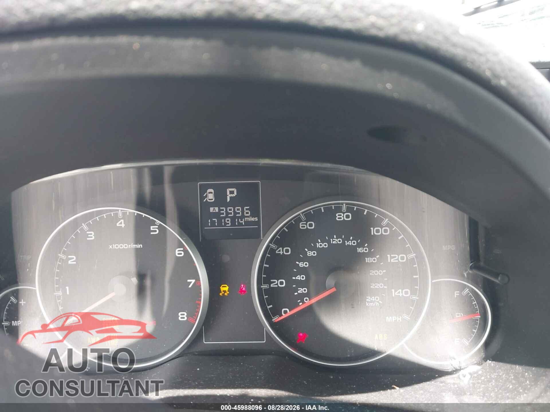 SUBARU OUTBACK 2013 - 4S4BRBCC8D3228411
