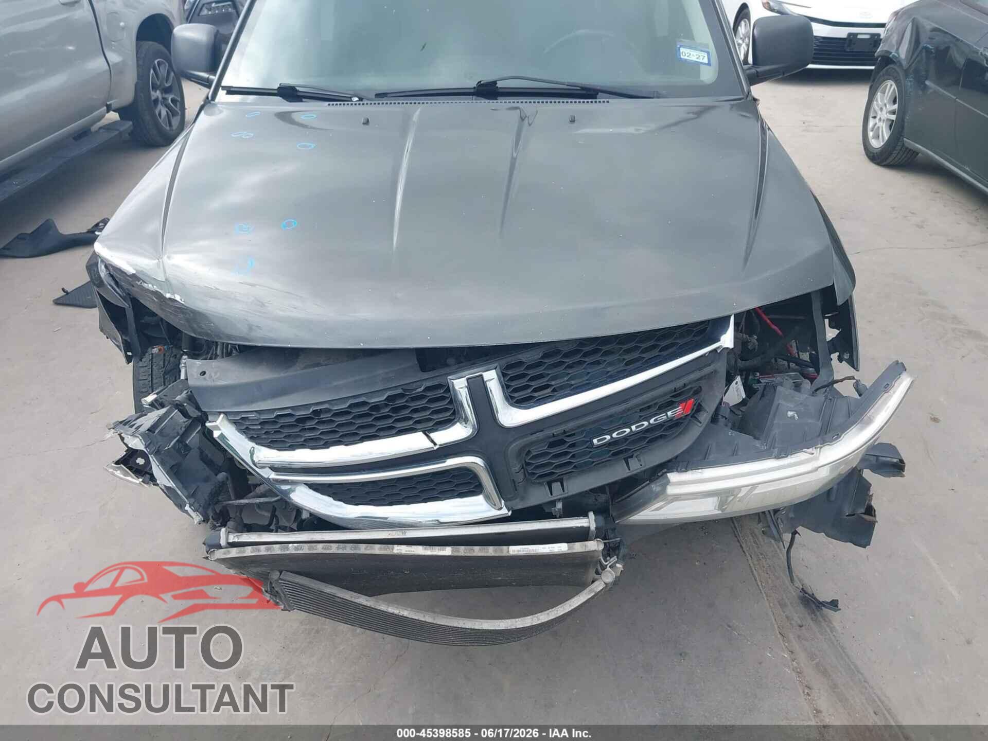 DODGE JOURNEY 2015 - 3C4PDCAB9FT687141