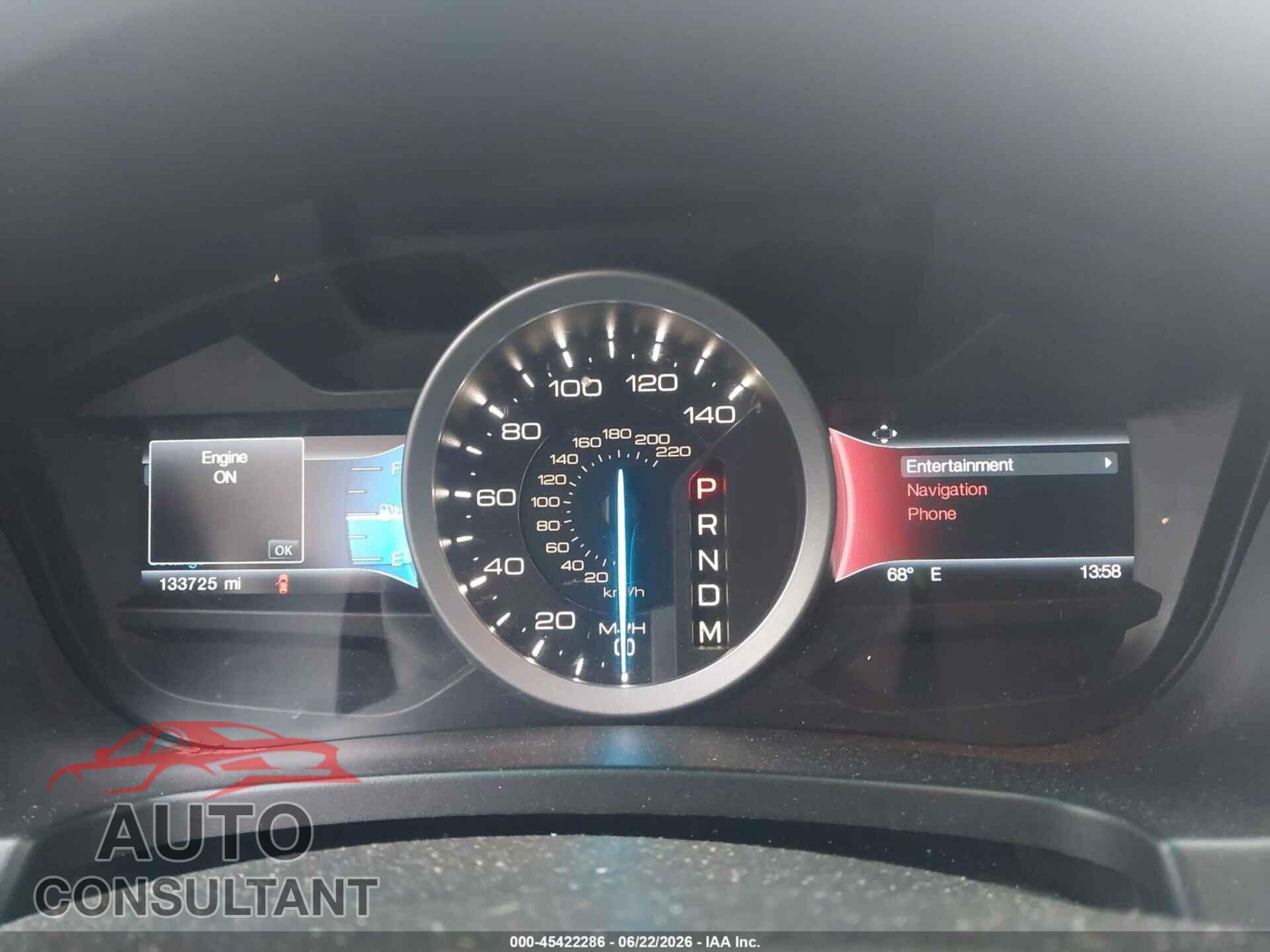 FORD EXPLORER 2014 - 1FM5K8D84EGB76543