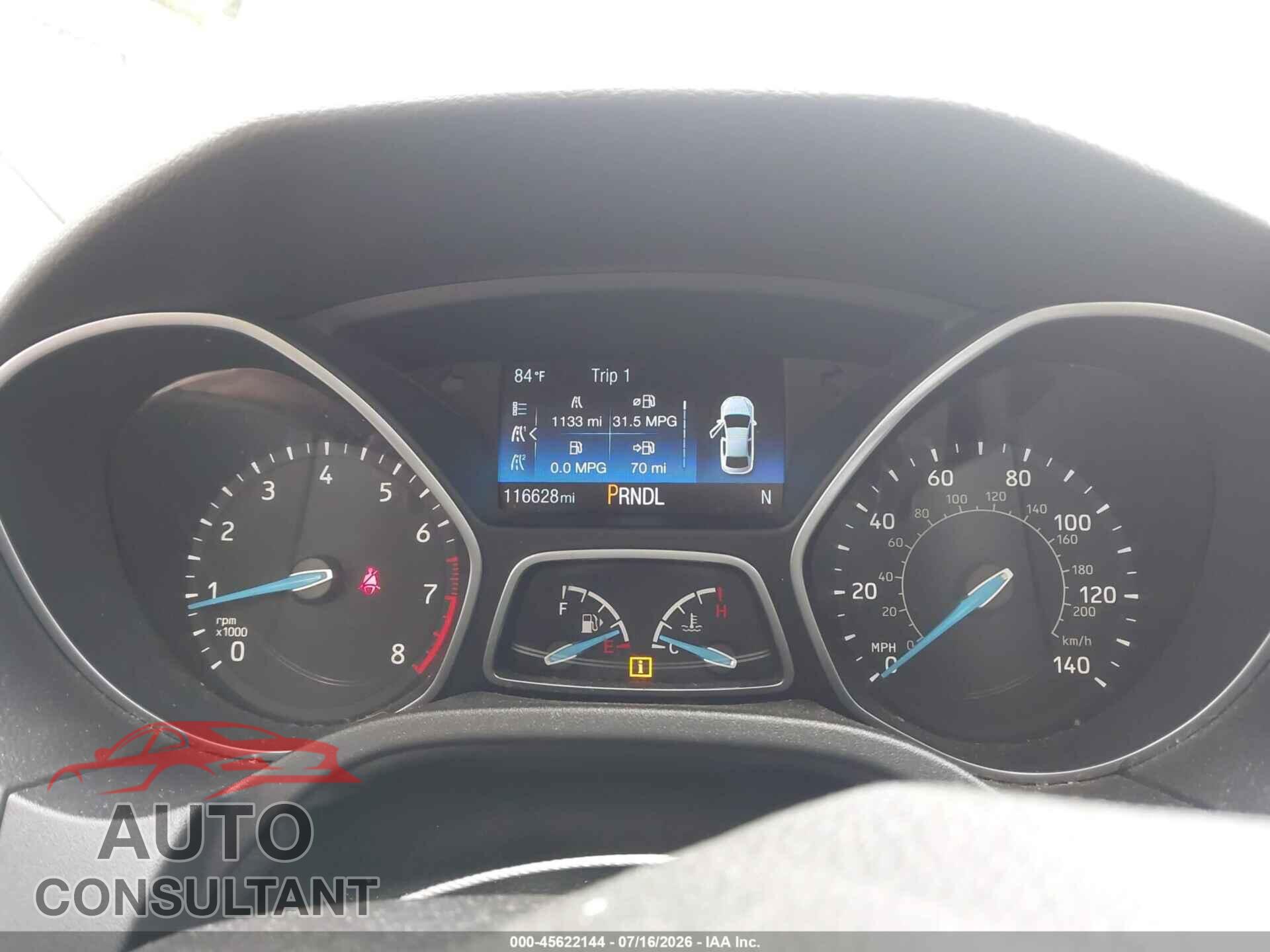 FORD FOCUS 2016 - 1FADP3F27GL283129