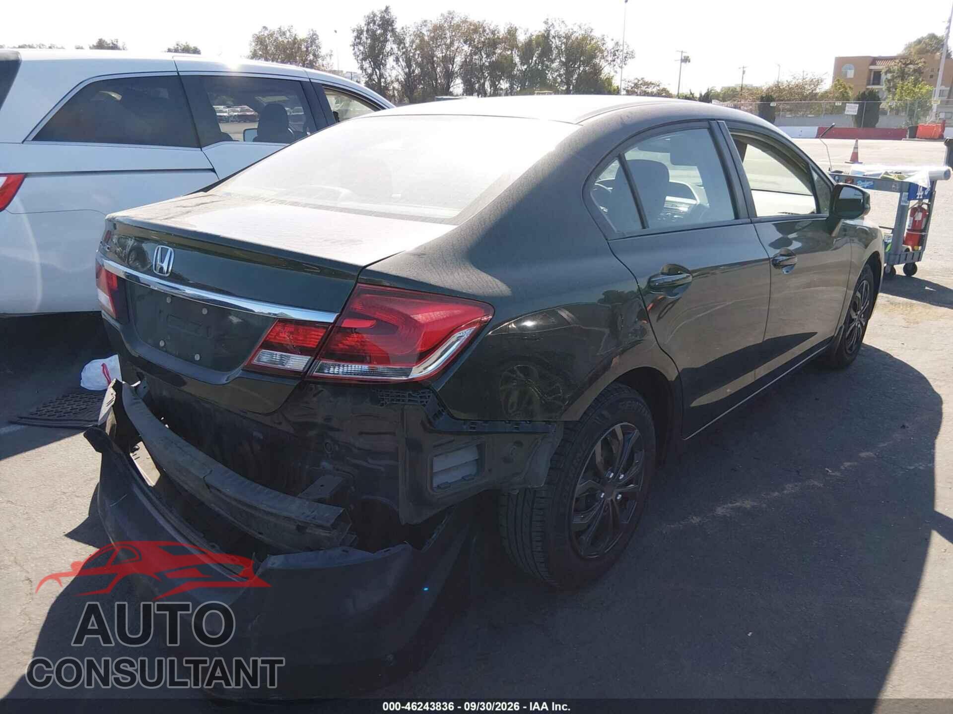 HONDA CIVIC 2013 - 19XFB2F50DE240083